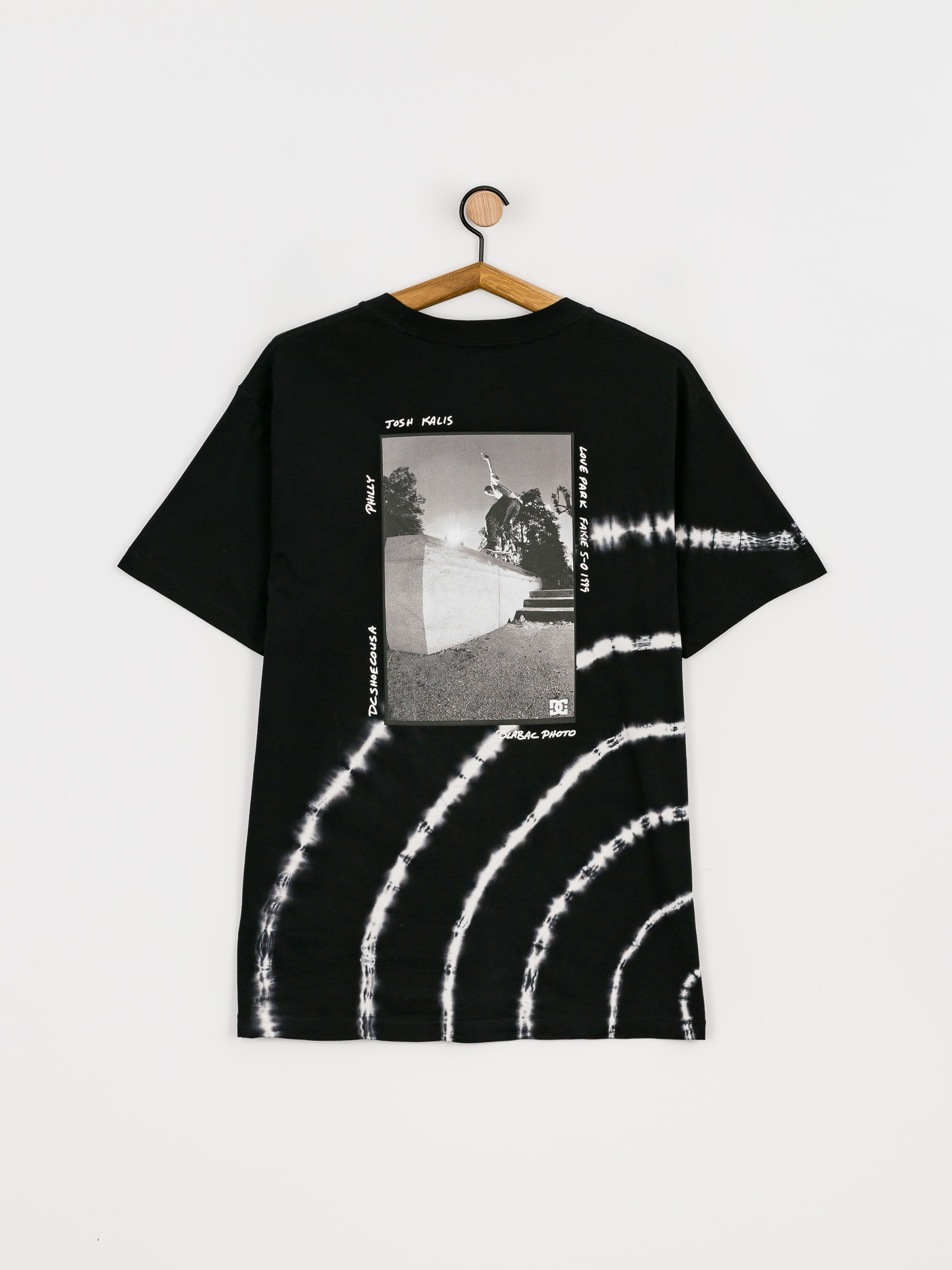T-shirt DC Blabac Kalis Love (blk/wht spiraltiedye)