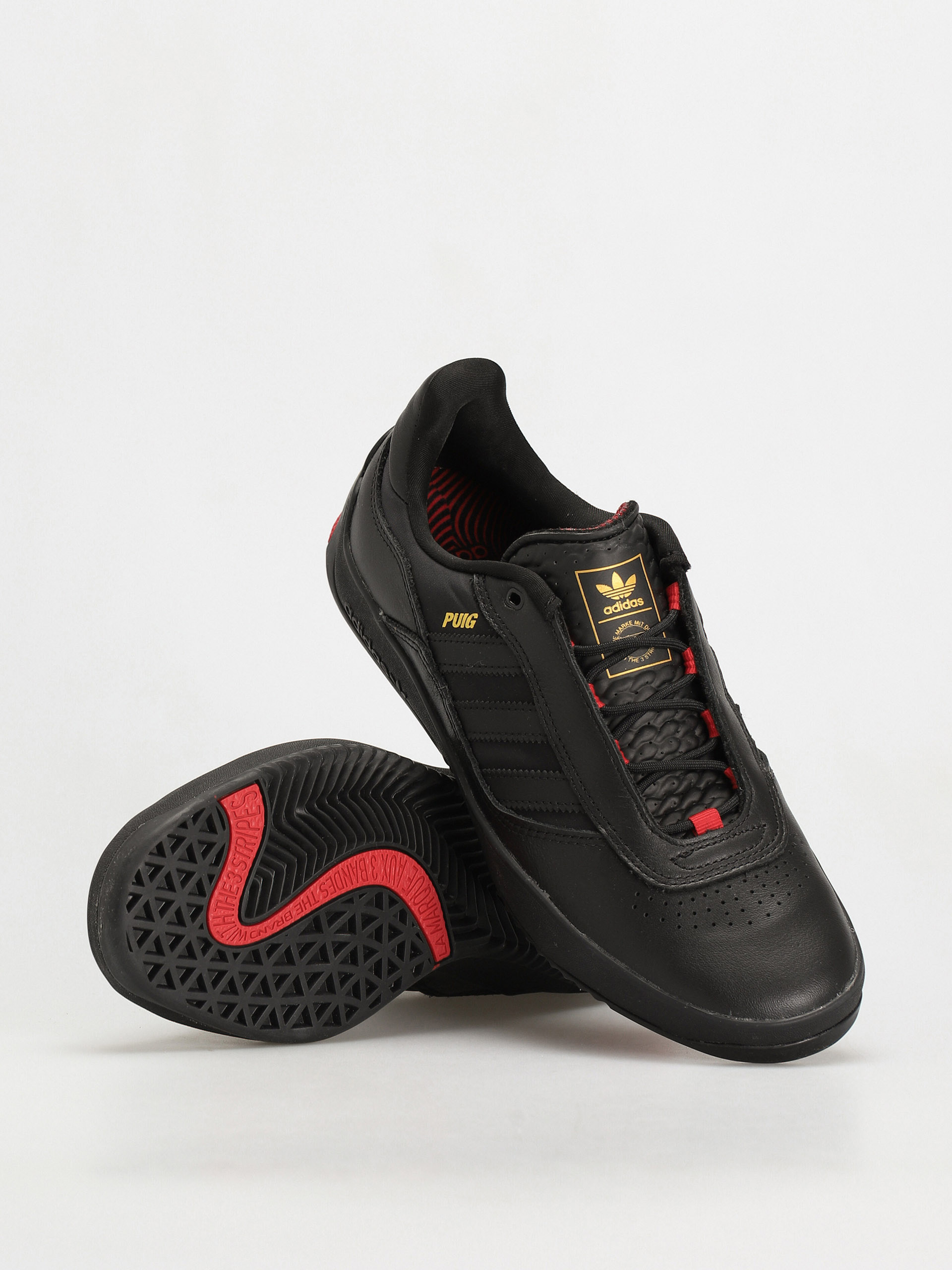 Buty adidas Puig (cblack/cblack/scarle)