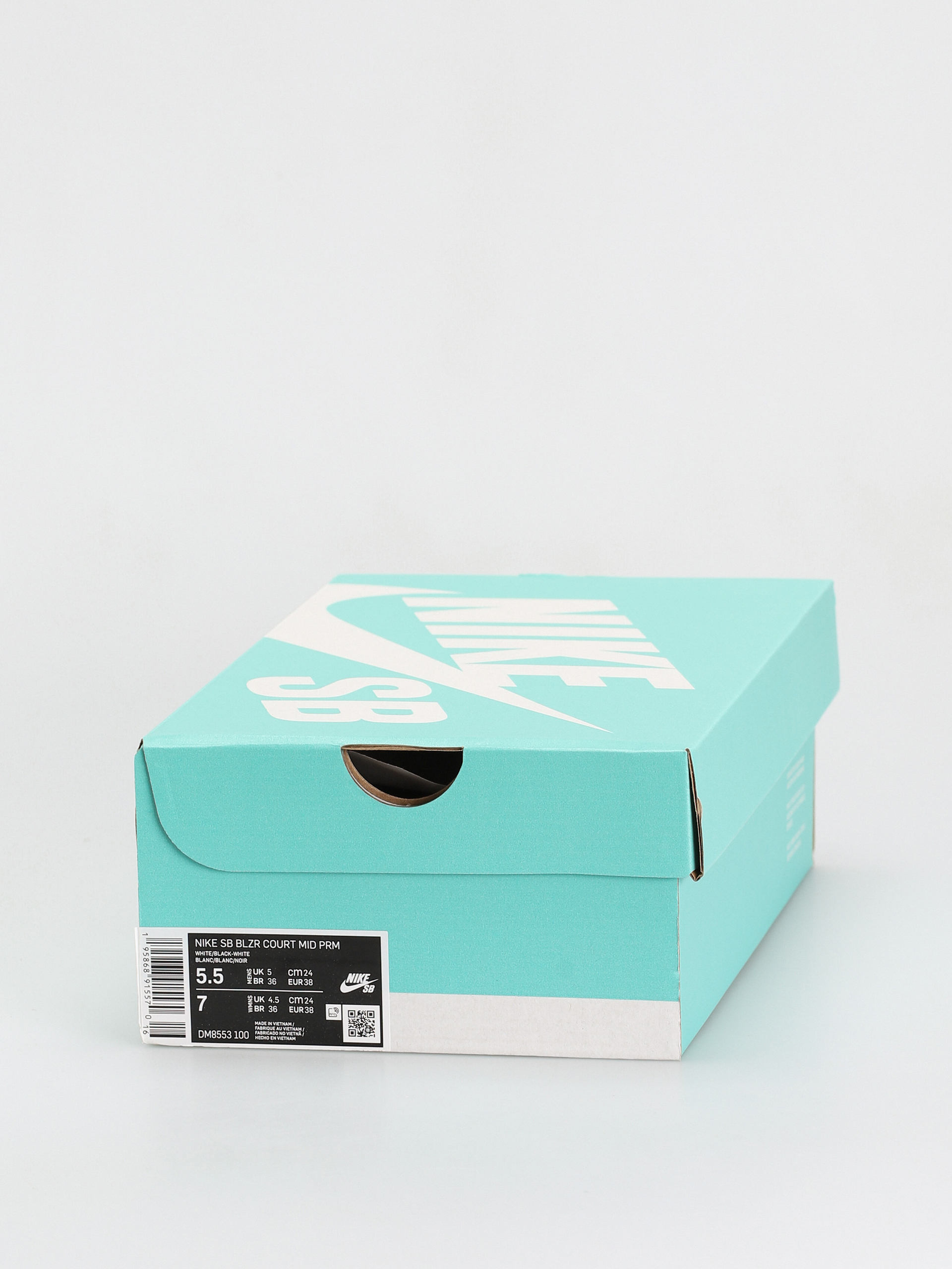 Buty Nike SB Blzr Court Mid Prm (white/black white)