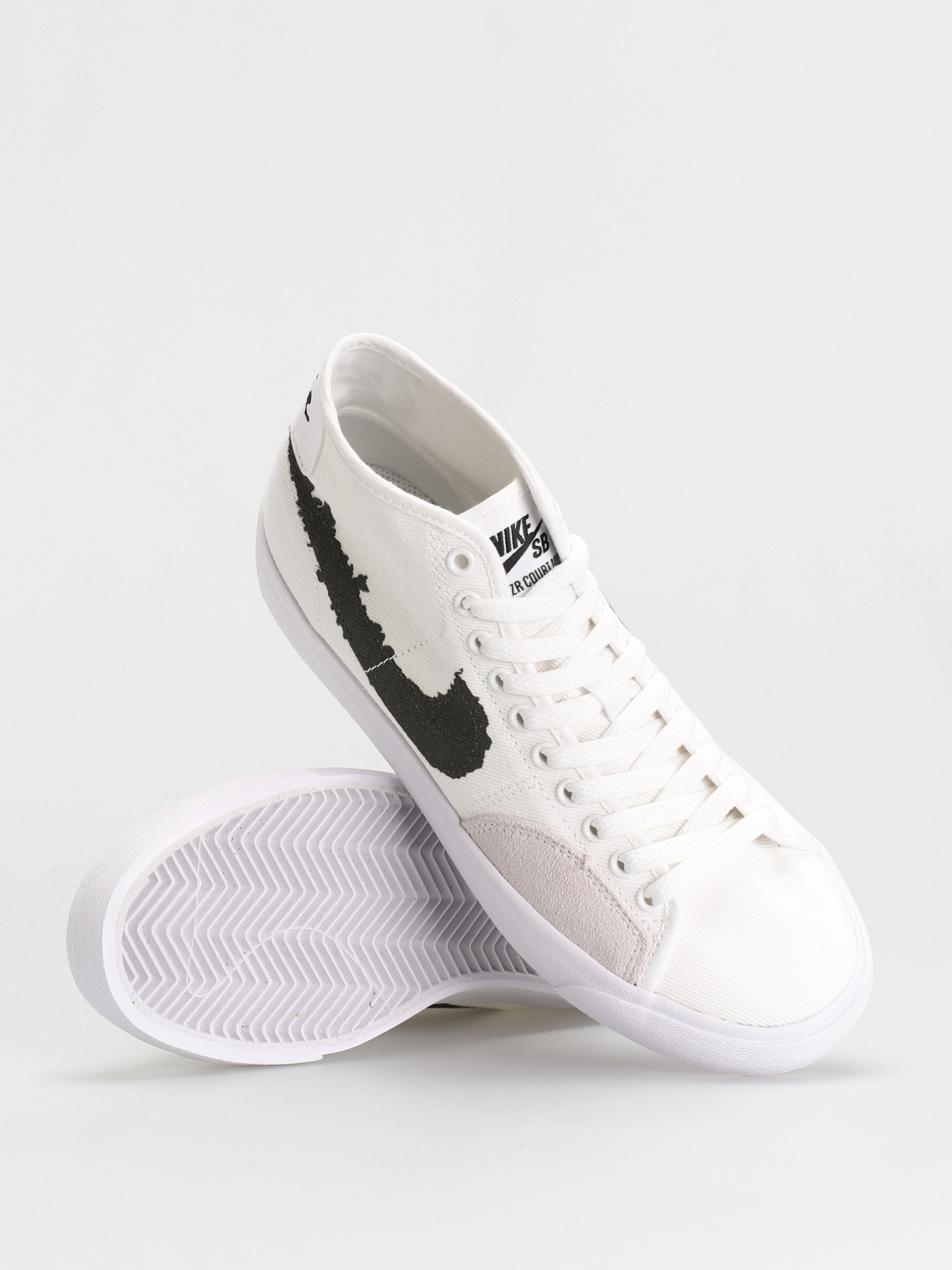 Buty Nike SB Blzr Court Mid Prm (white/black white)