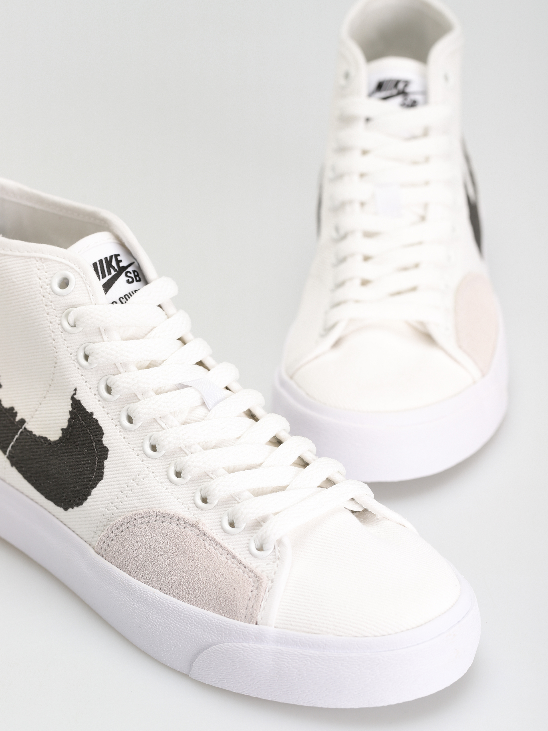 Buty Nike SB Blzr Court Mid Prm (white/black white)