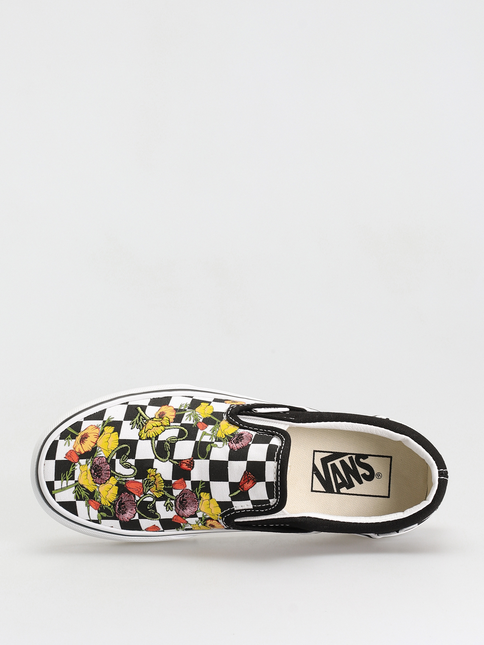 Buty Vans Classic Slip On Platform (poppy checkerboard black/multi)
