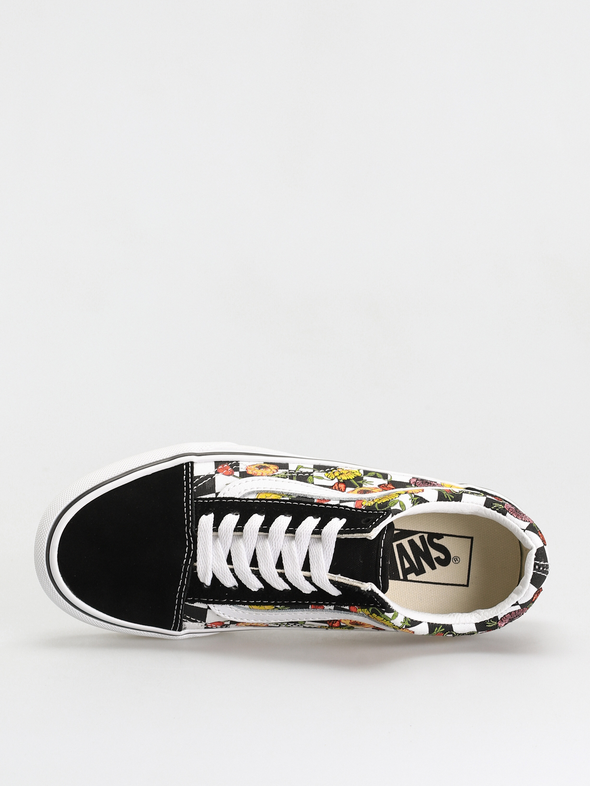 Buty Vans Old Skool Platform (poppy checkerboard black/multi)