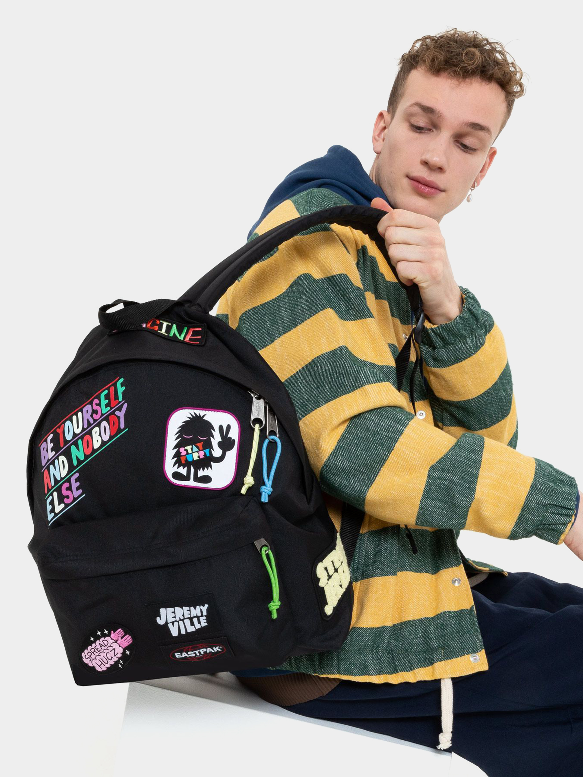 Plecak Eastpak Padded Pak R (jeremyville patches)