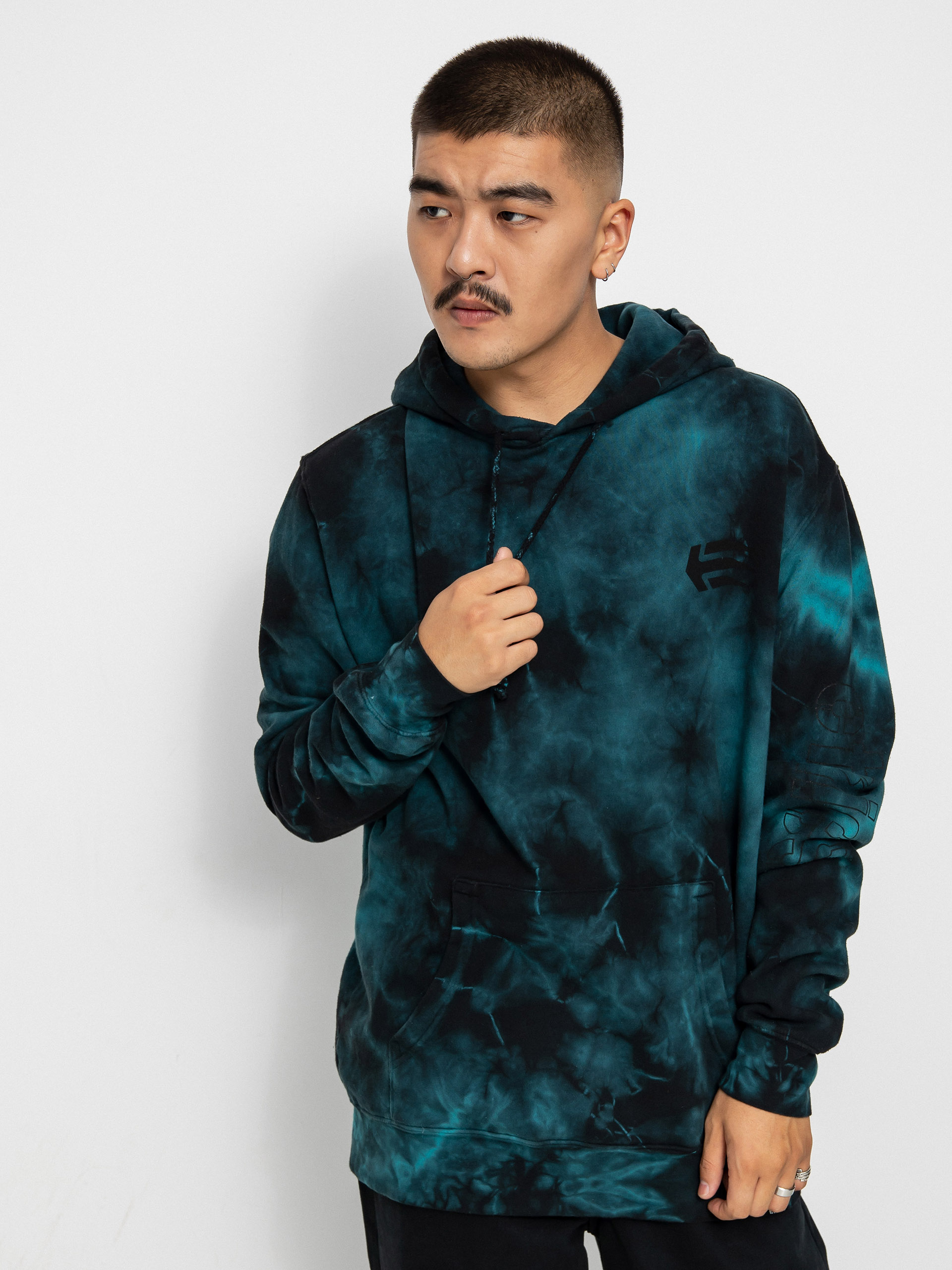 Bluza z kapturem Etnies Joslin Wash HD (aqua)