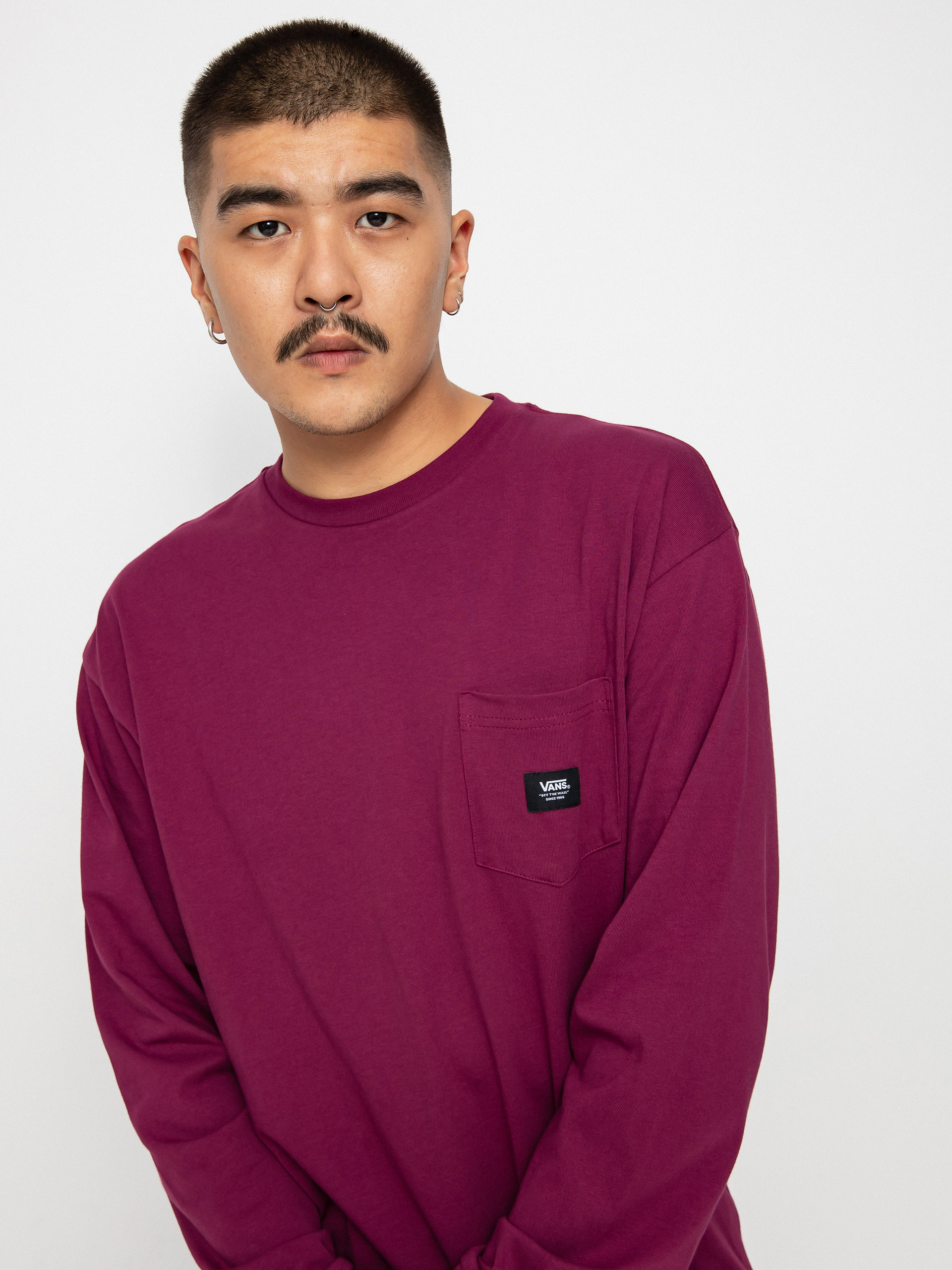 Longsleeve Vans Woven Patch Pocket (purple potion)