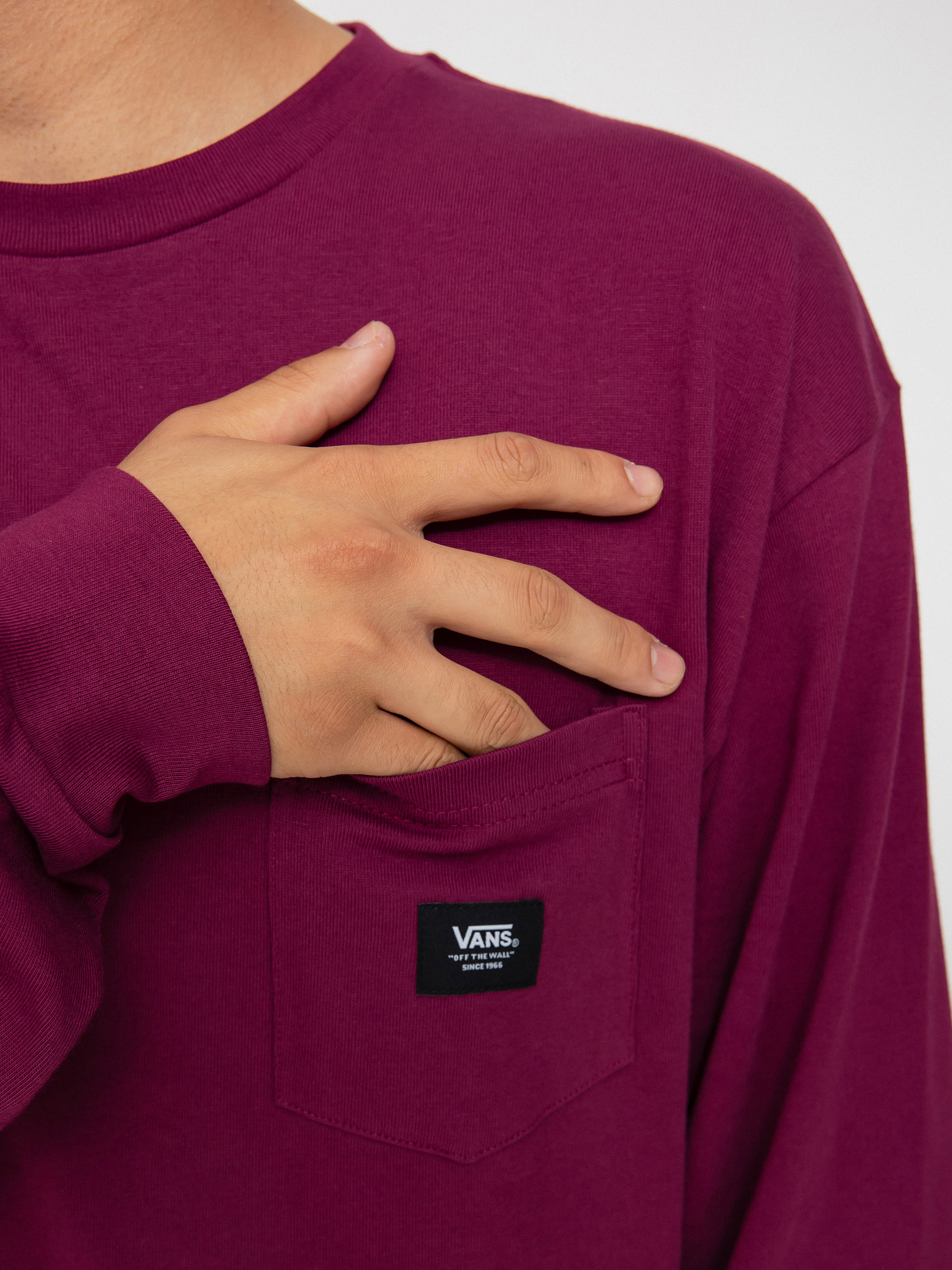 Longsleeve Vans Woven Patch Pocket (purple potion)