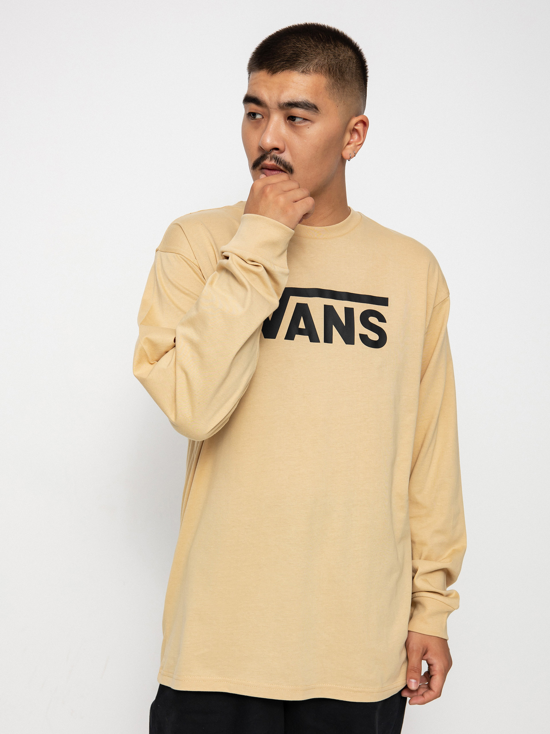Longsleeve Vans Vans Classic (taos taupe/black)