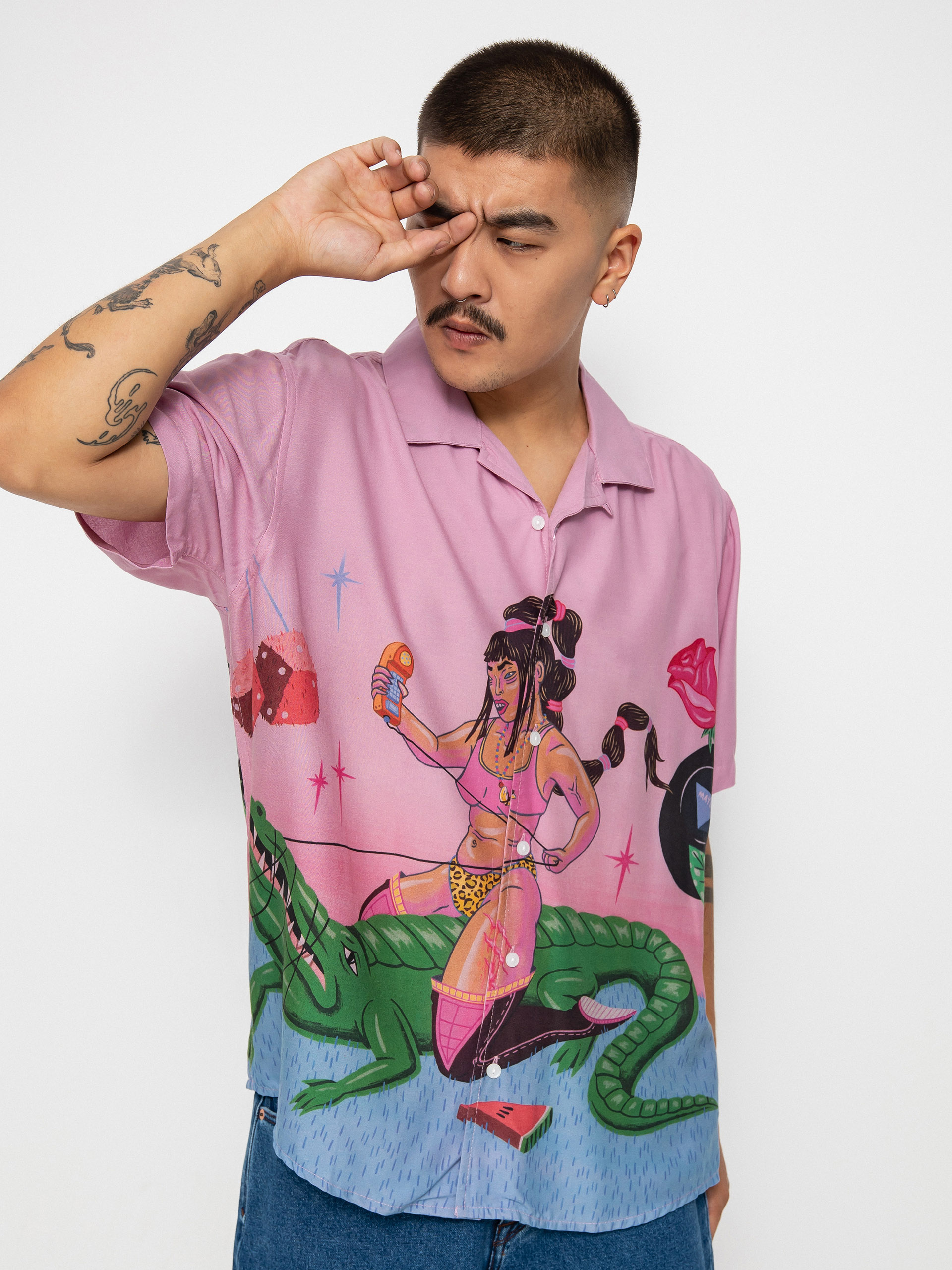 Koszula RVCA Lp X Klw Gator (multi)