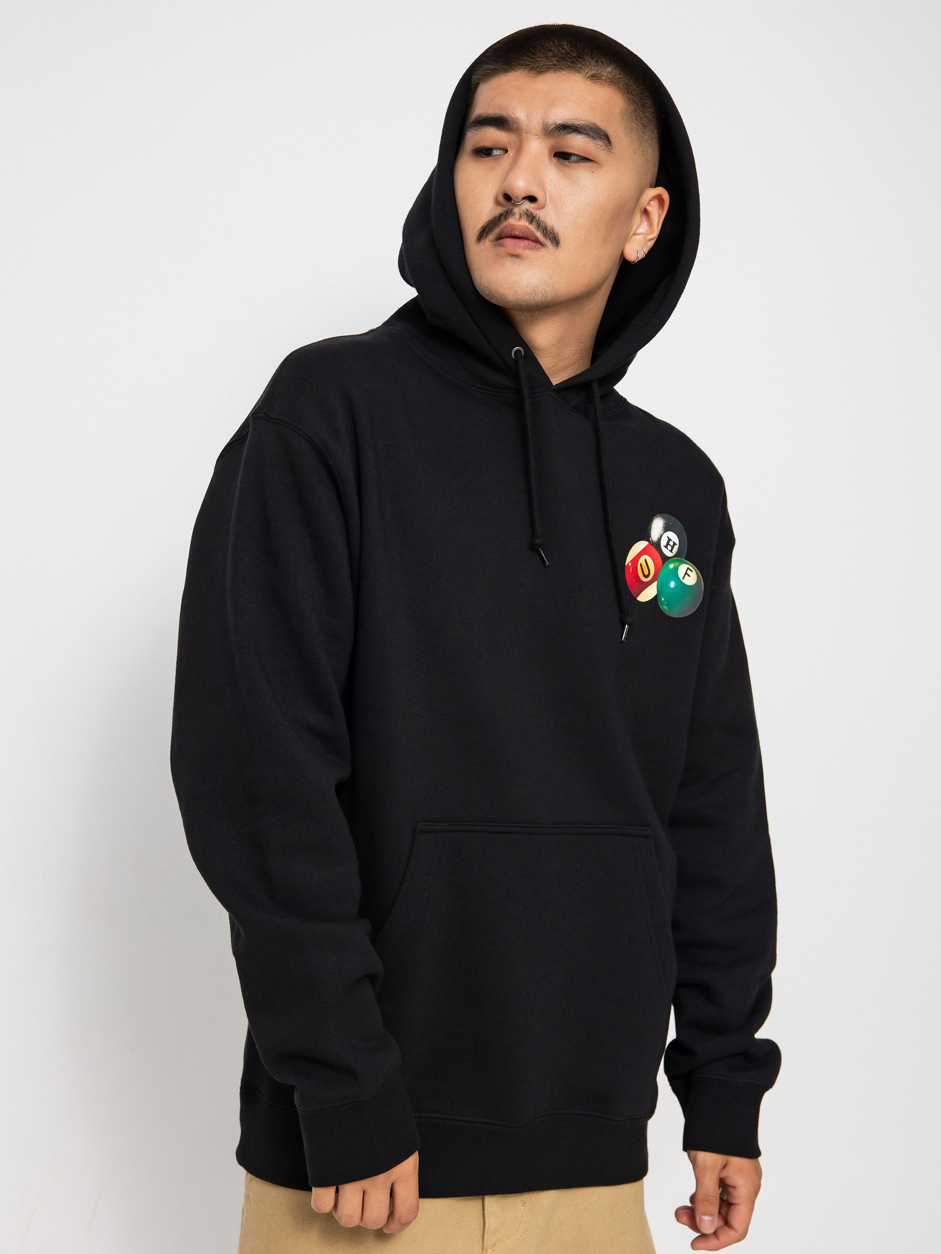 Bluza z kapturem HUF Dirty Pool TT HD (black)