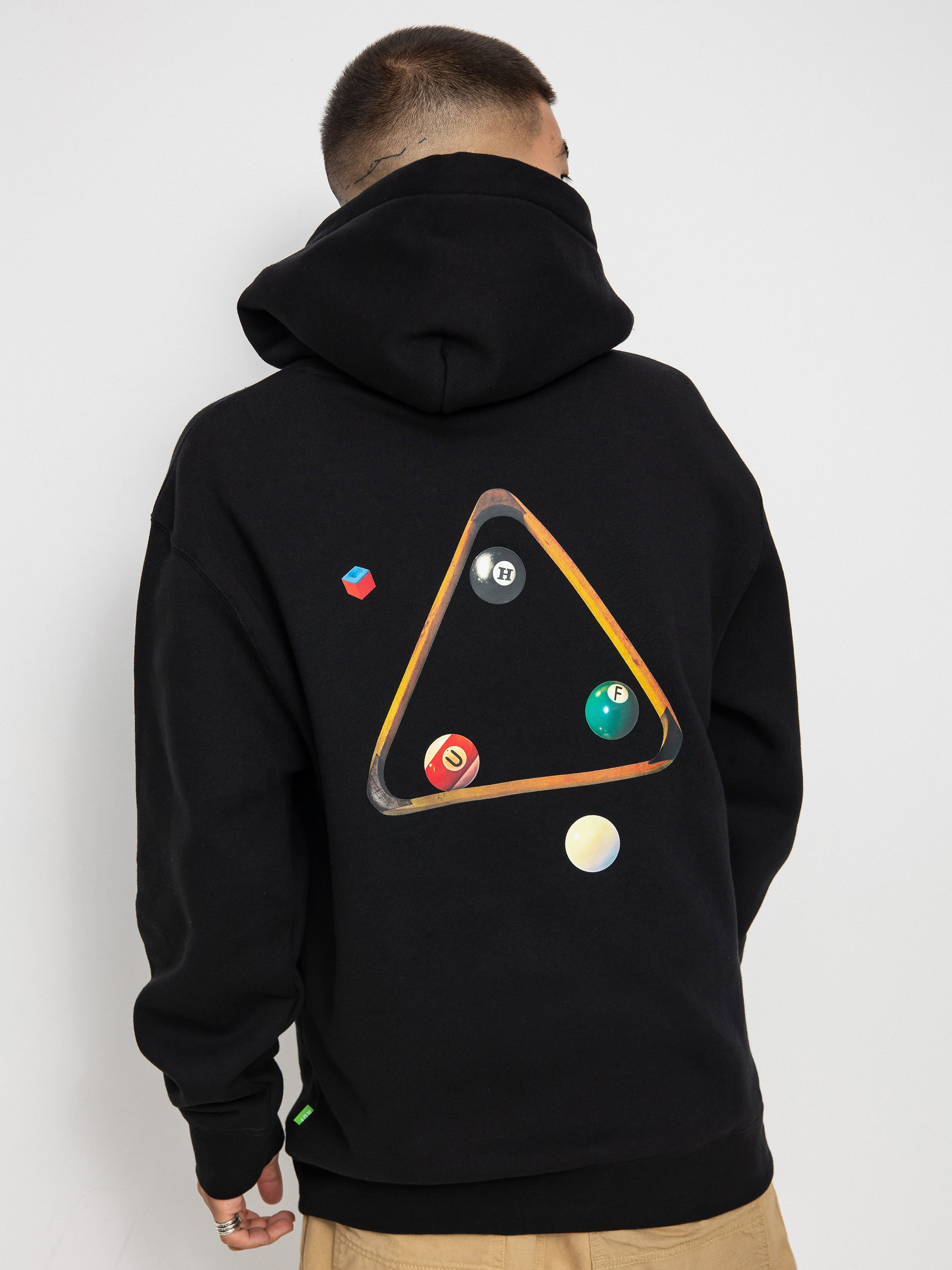 Bluza z kapturem HUF Dirty Pool TT HD (black)