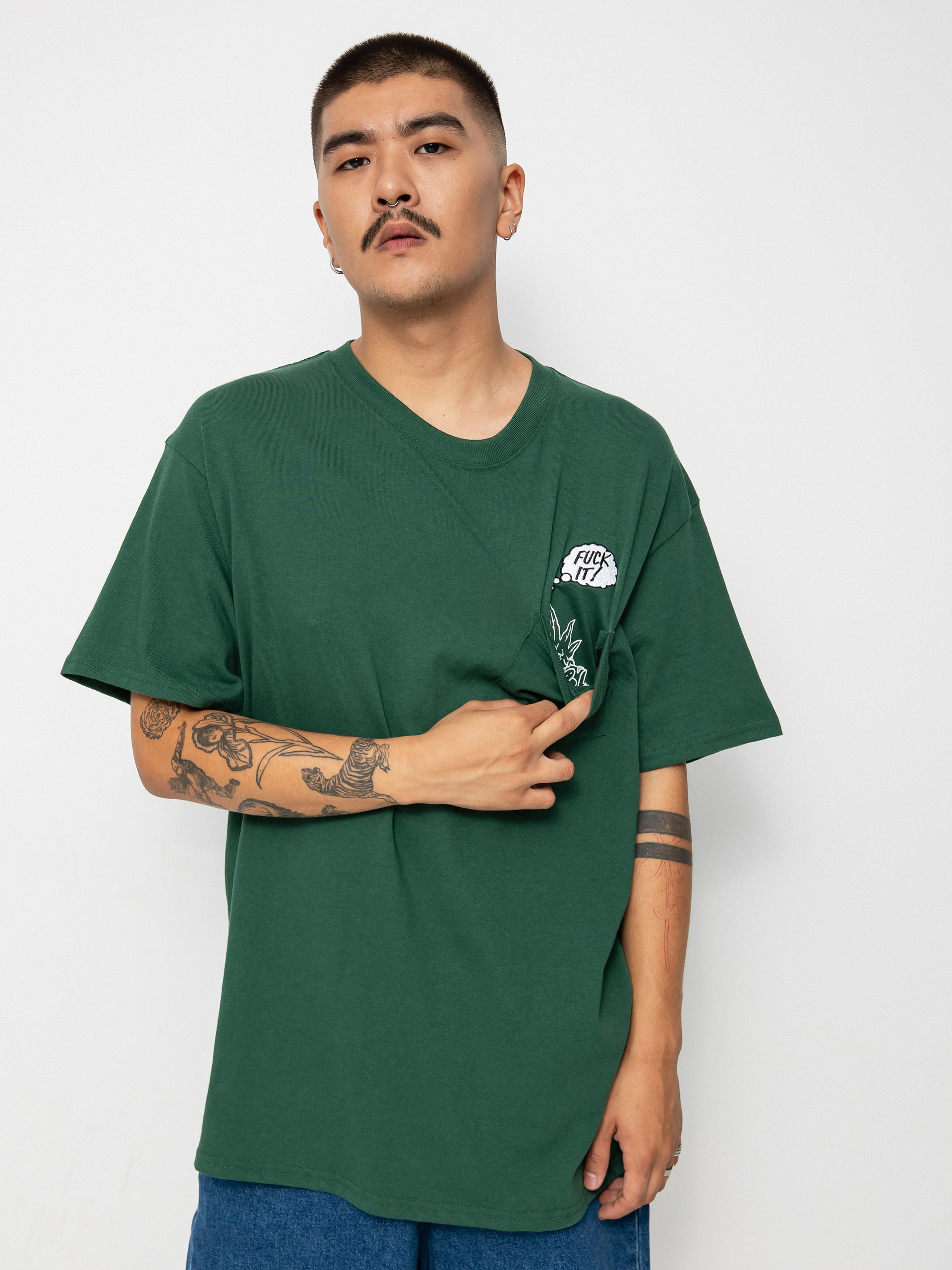 T-shirt HUF In The Pocket (forest green)
