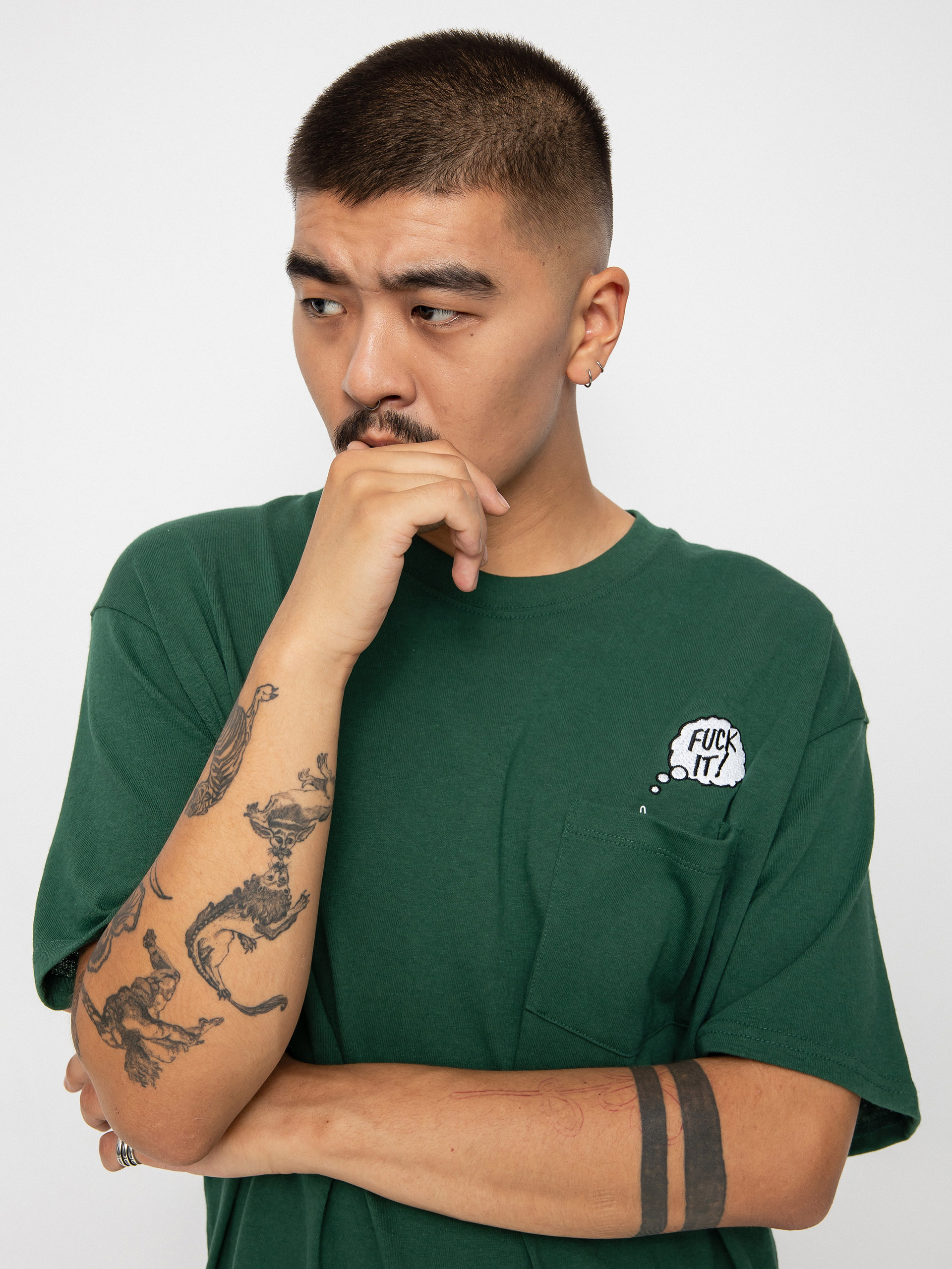 T-shirt HUF In The Pocket (forest green)