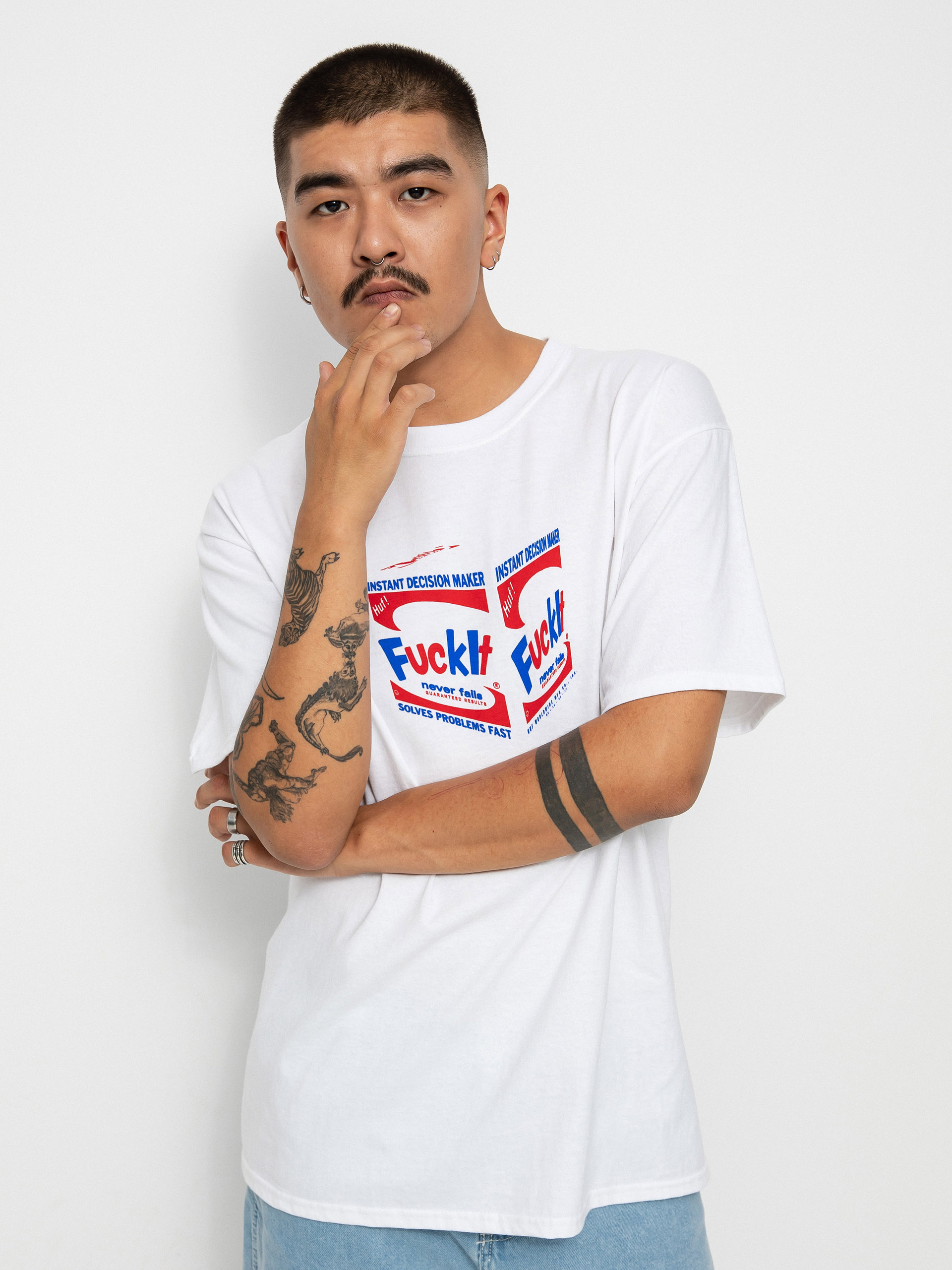 T-shirt HUF Illo Box (white)