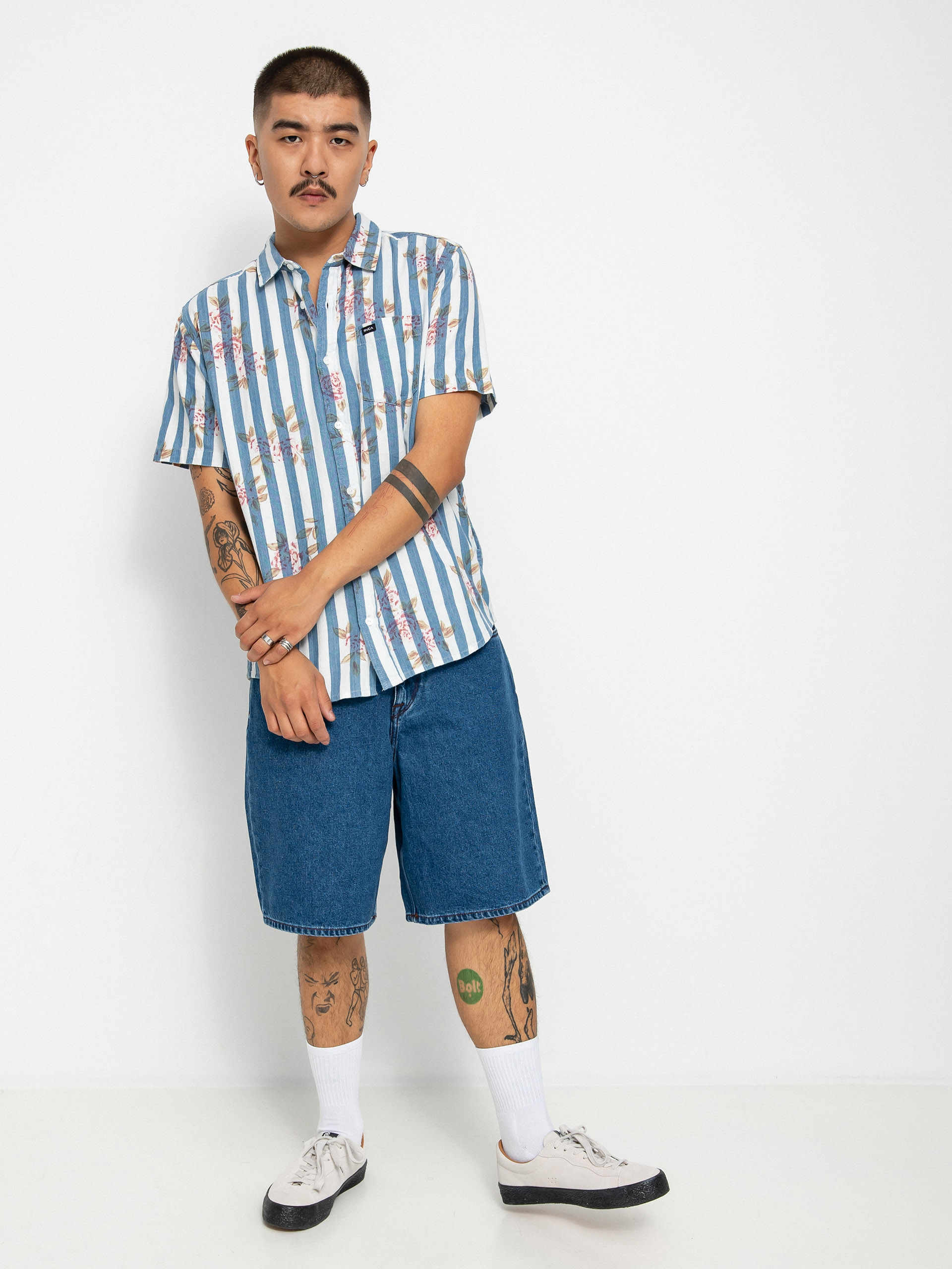 Koszula RVCA Harbour (denim floral)