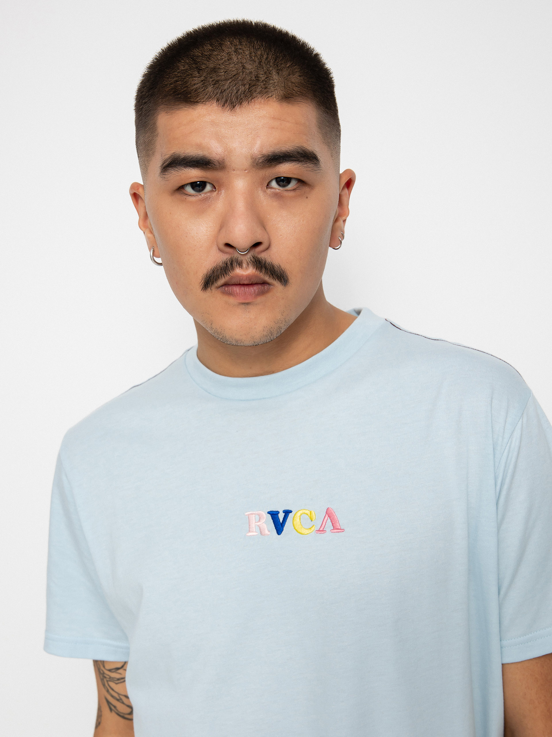 T-shirt RVCA Skull Club (sky)
