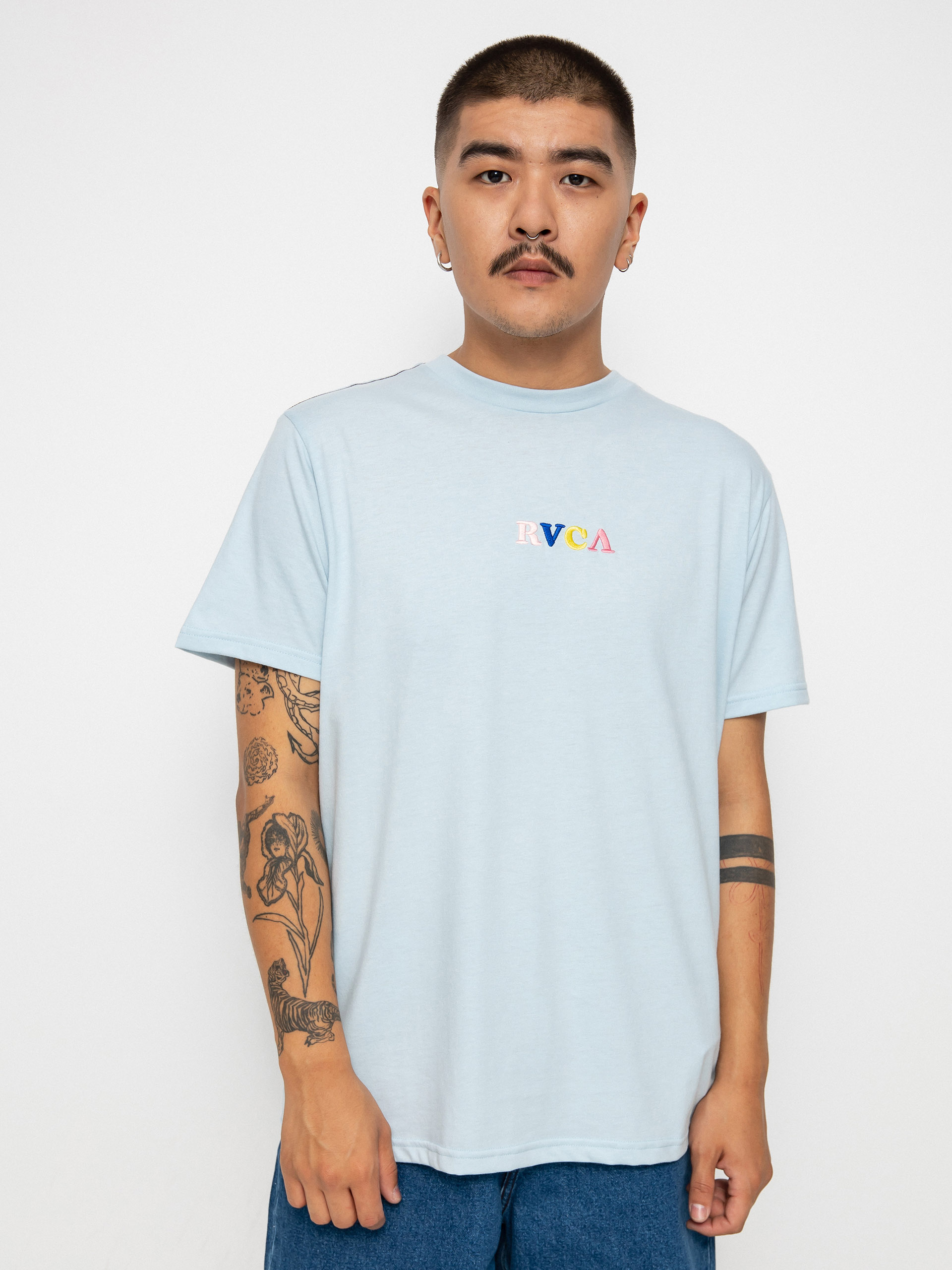 T-shirt RVCA Skull Club (sky)
