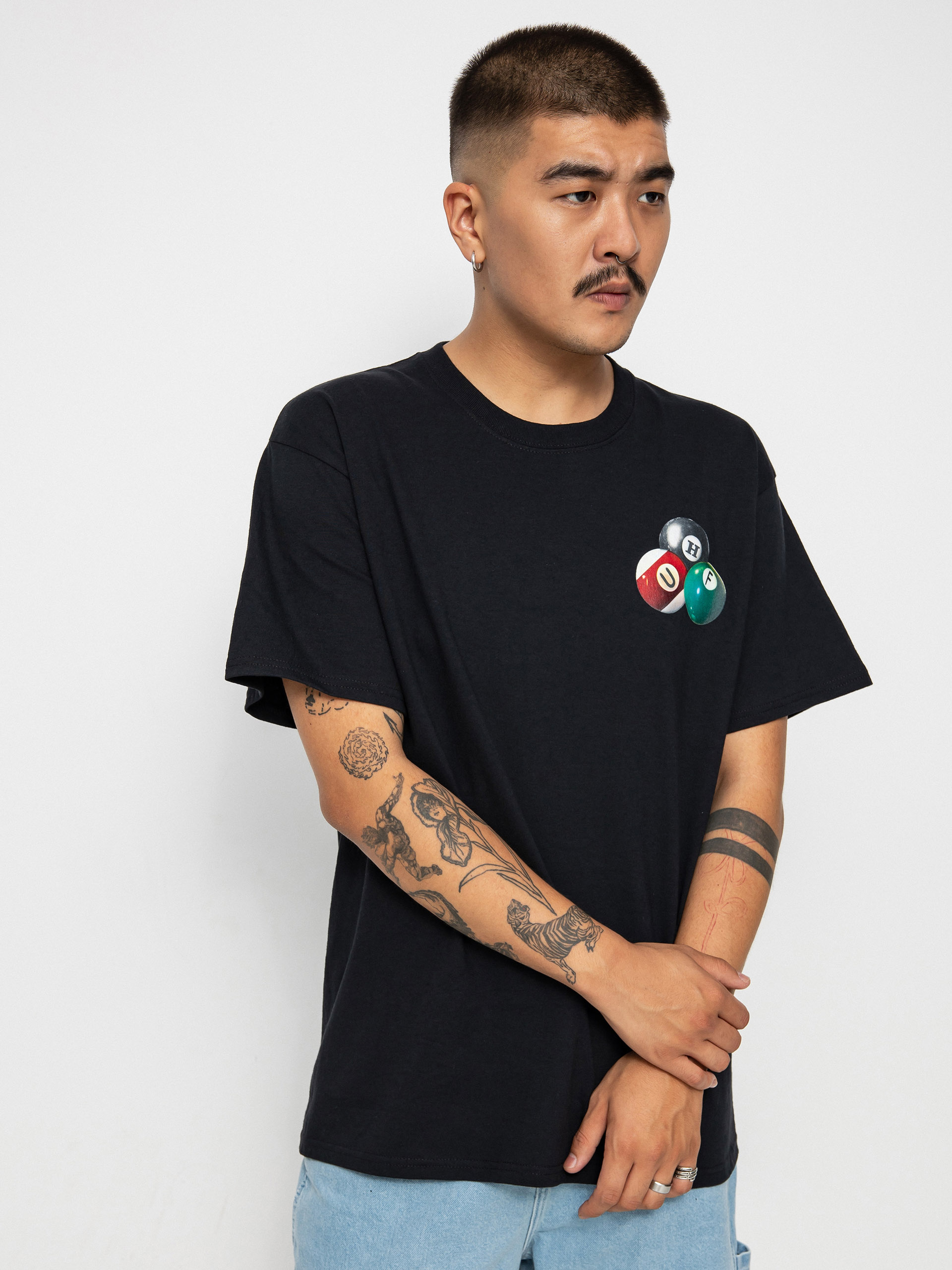 T-shirt HUF Dirty Pool TT (black)
