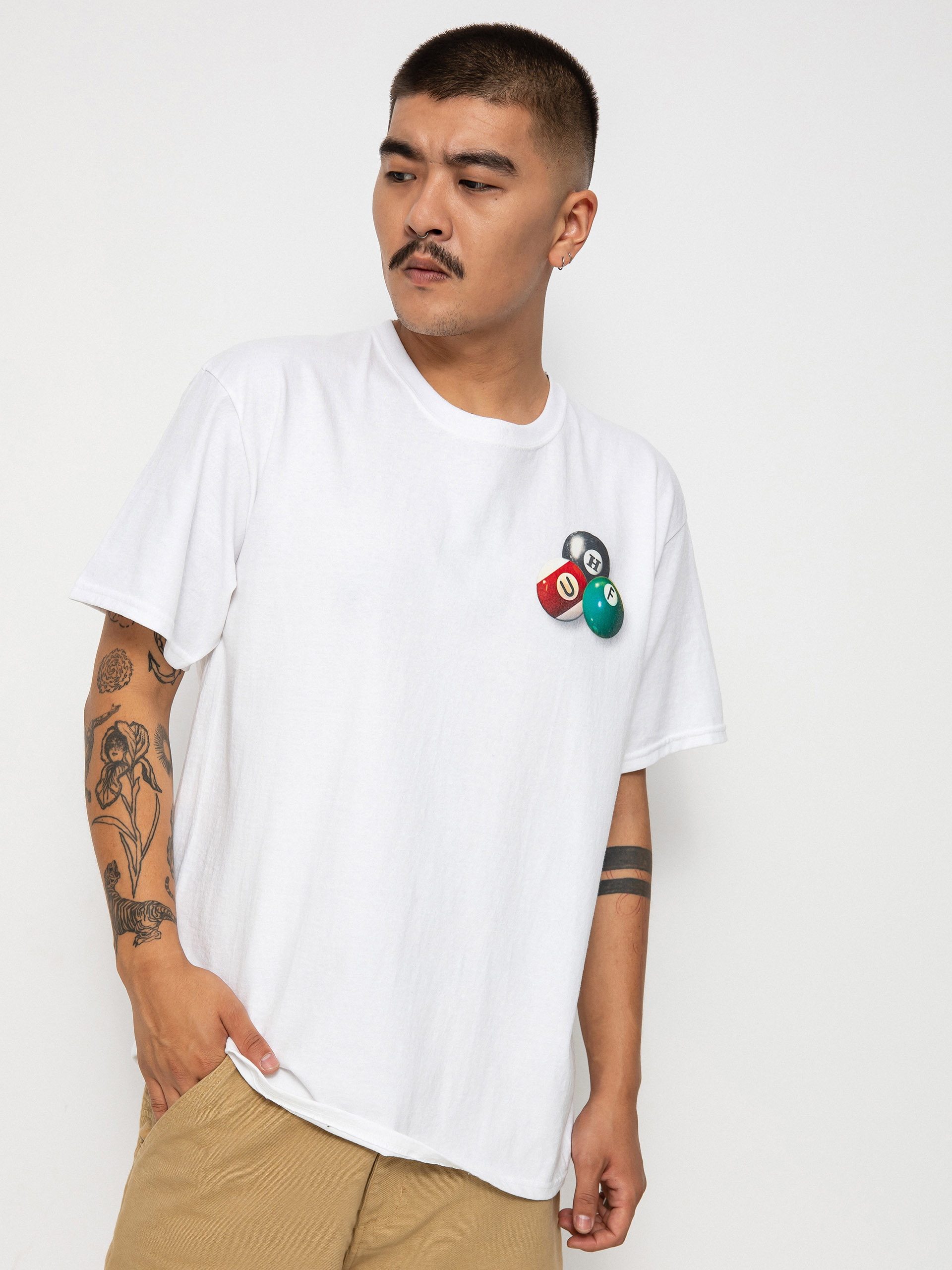 T-shirt HUF Dirty Pool TT (white)
