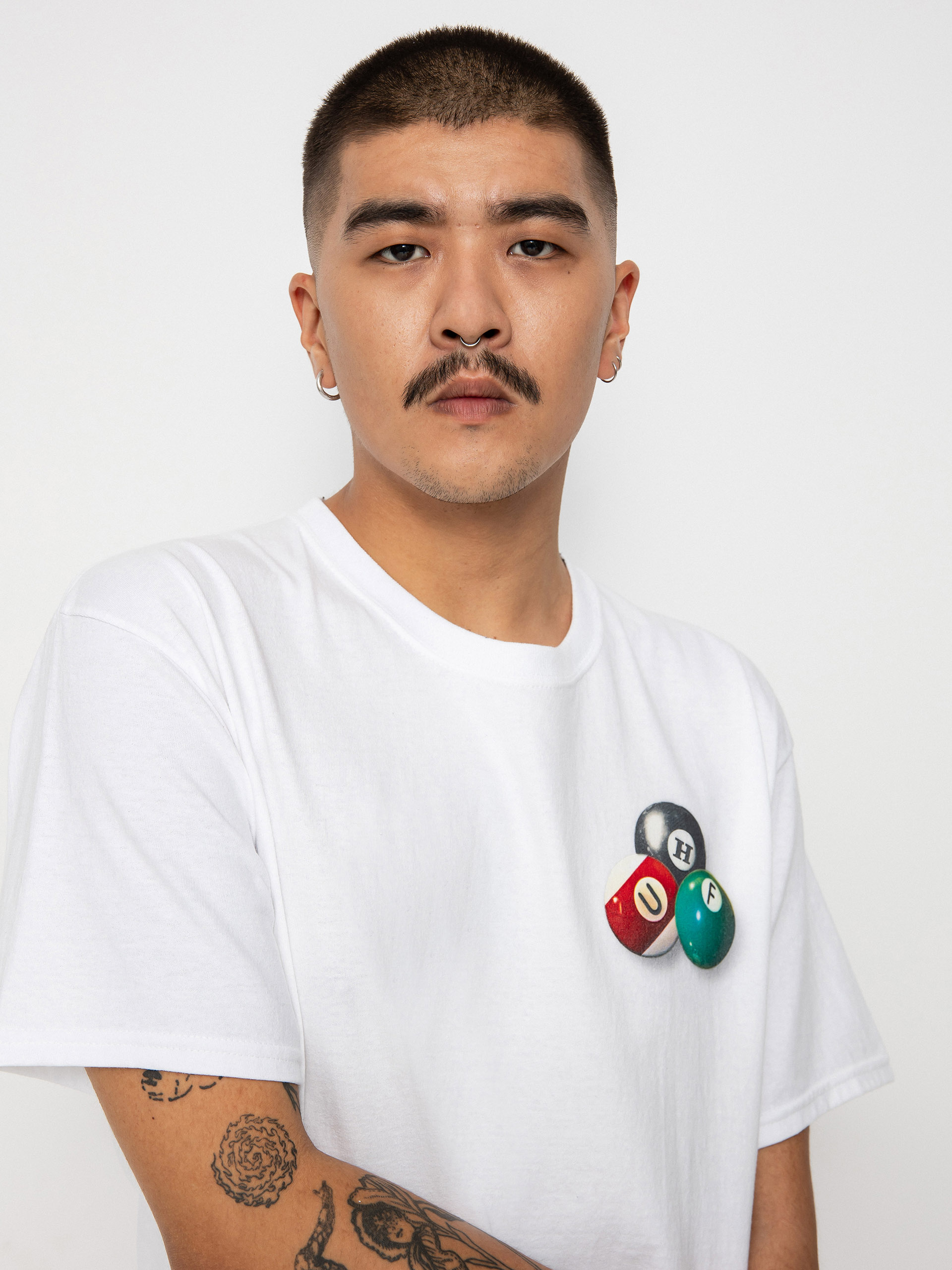 T-shirt HUF Dirty Pool TT (white)