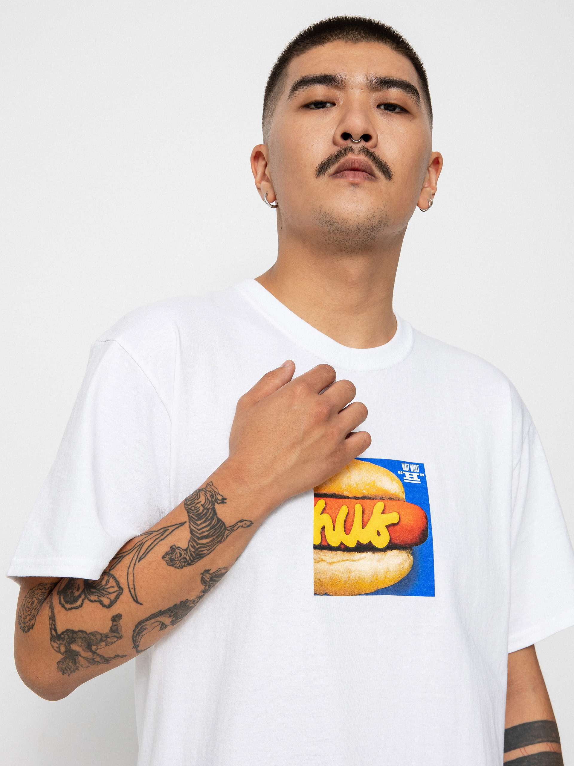 T-shirt HUF Dirty Water Dog (white)