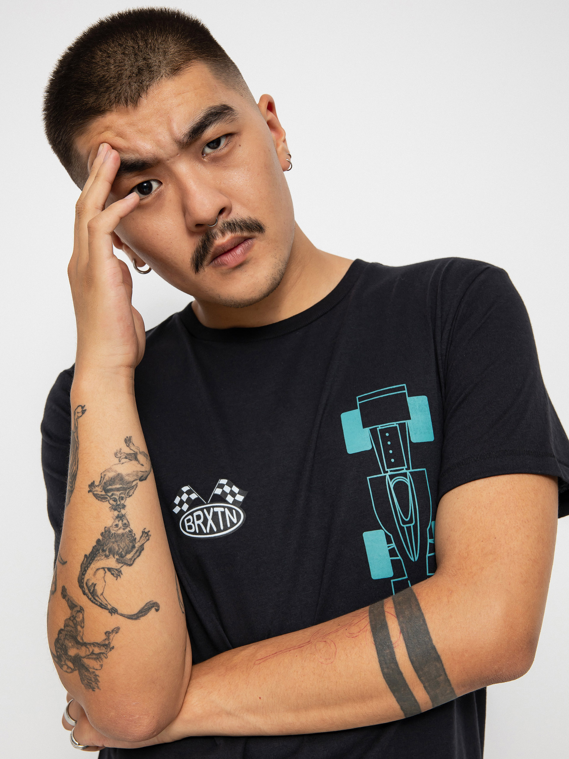 T-shirt Brixton Indy (black)