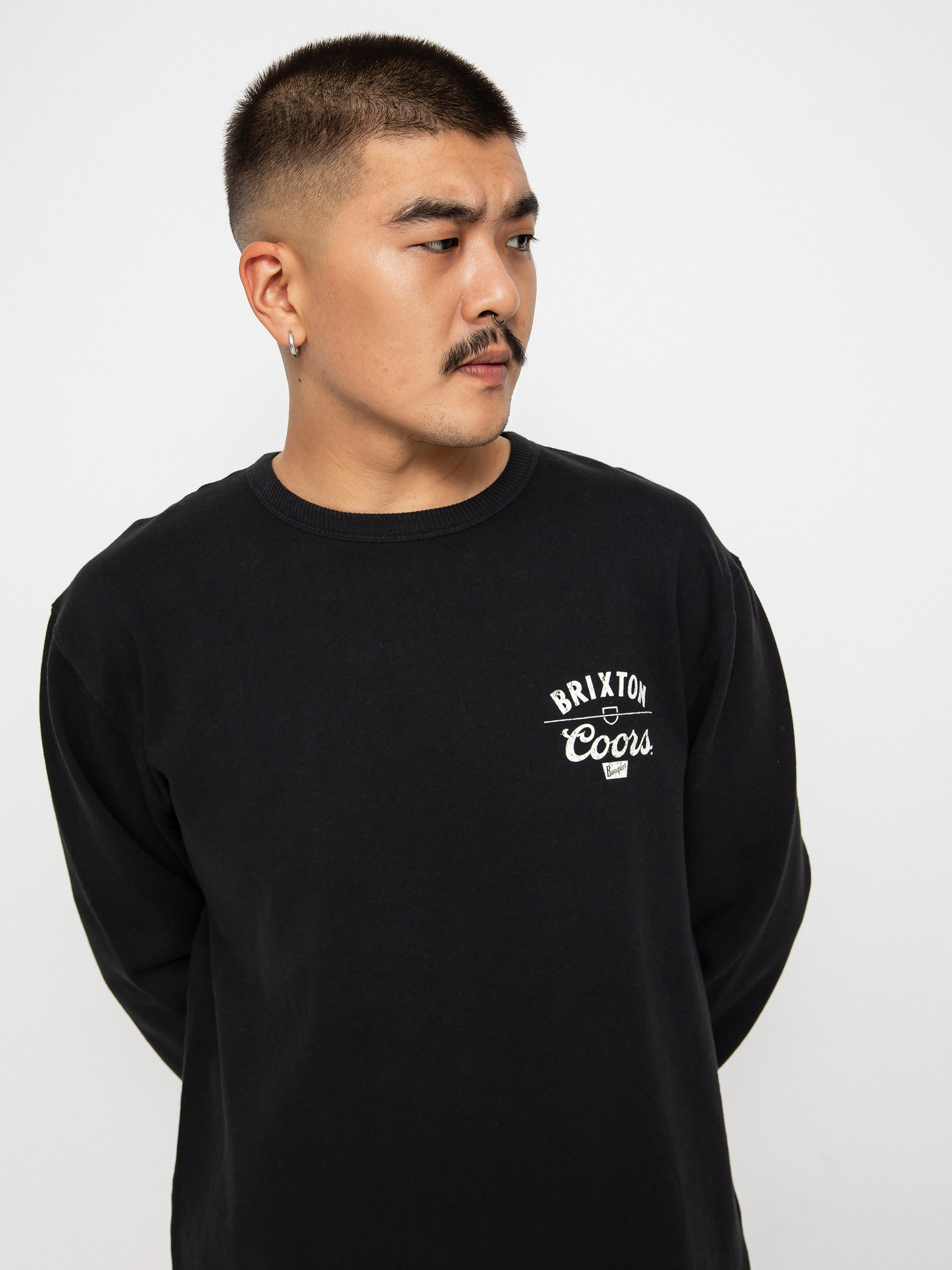 Bluza Brixton Coors Labor Crew (black)