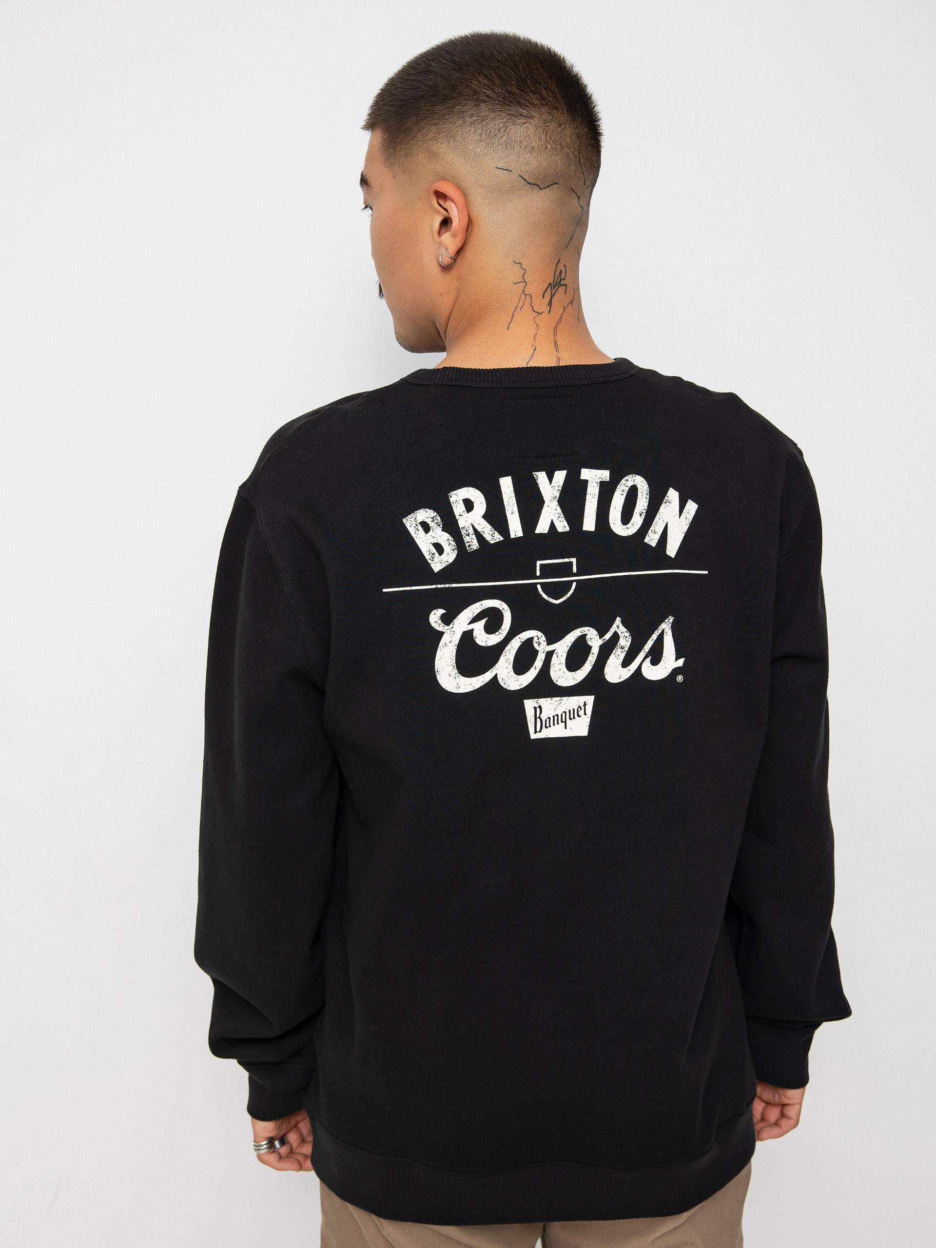 Bluza Brixton Coors Labor Crew (black)