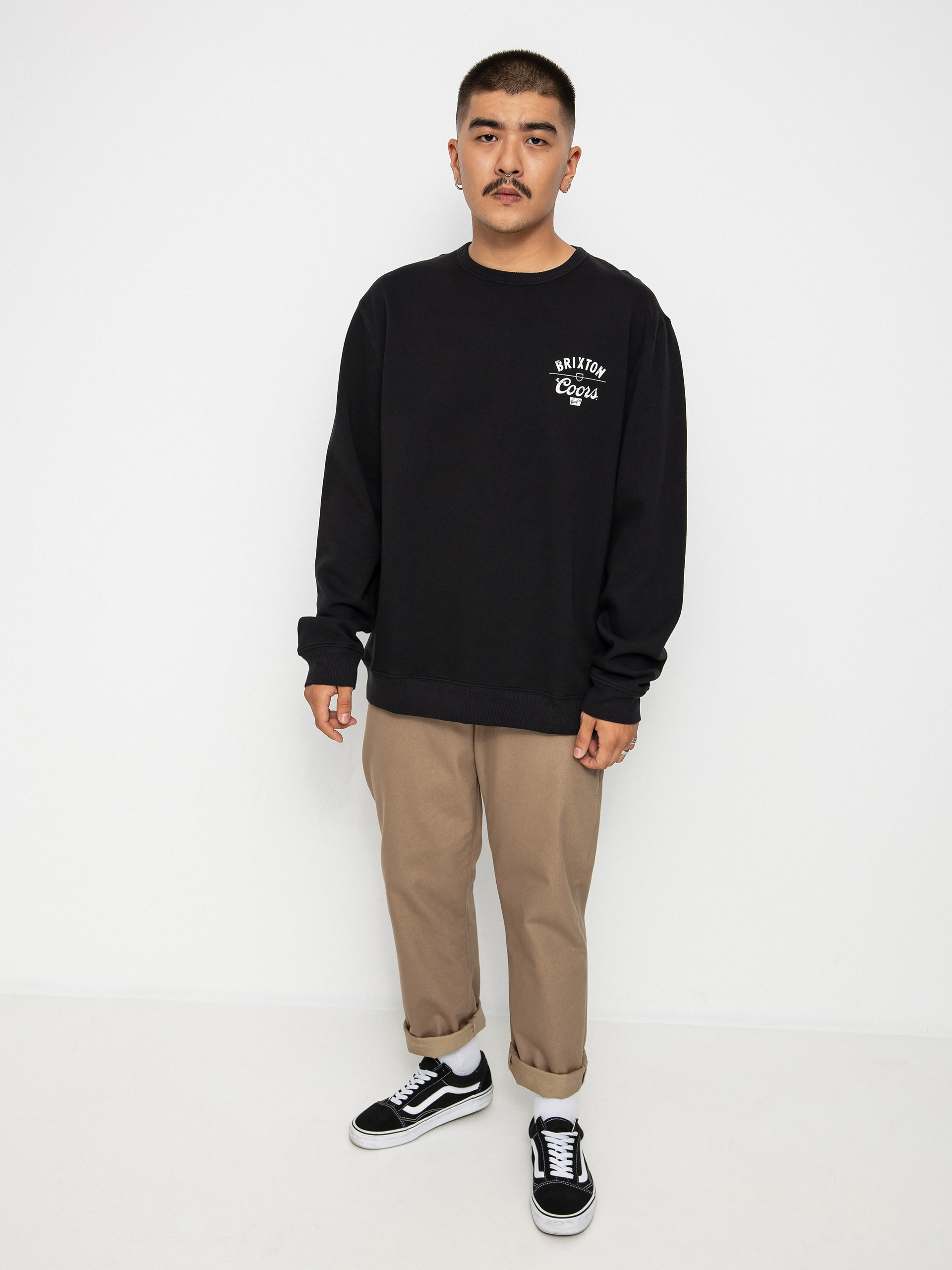 Bluza Brixton Coors Labor Crew (black)