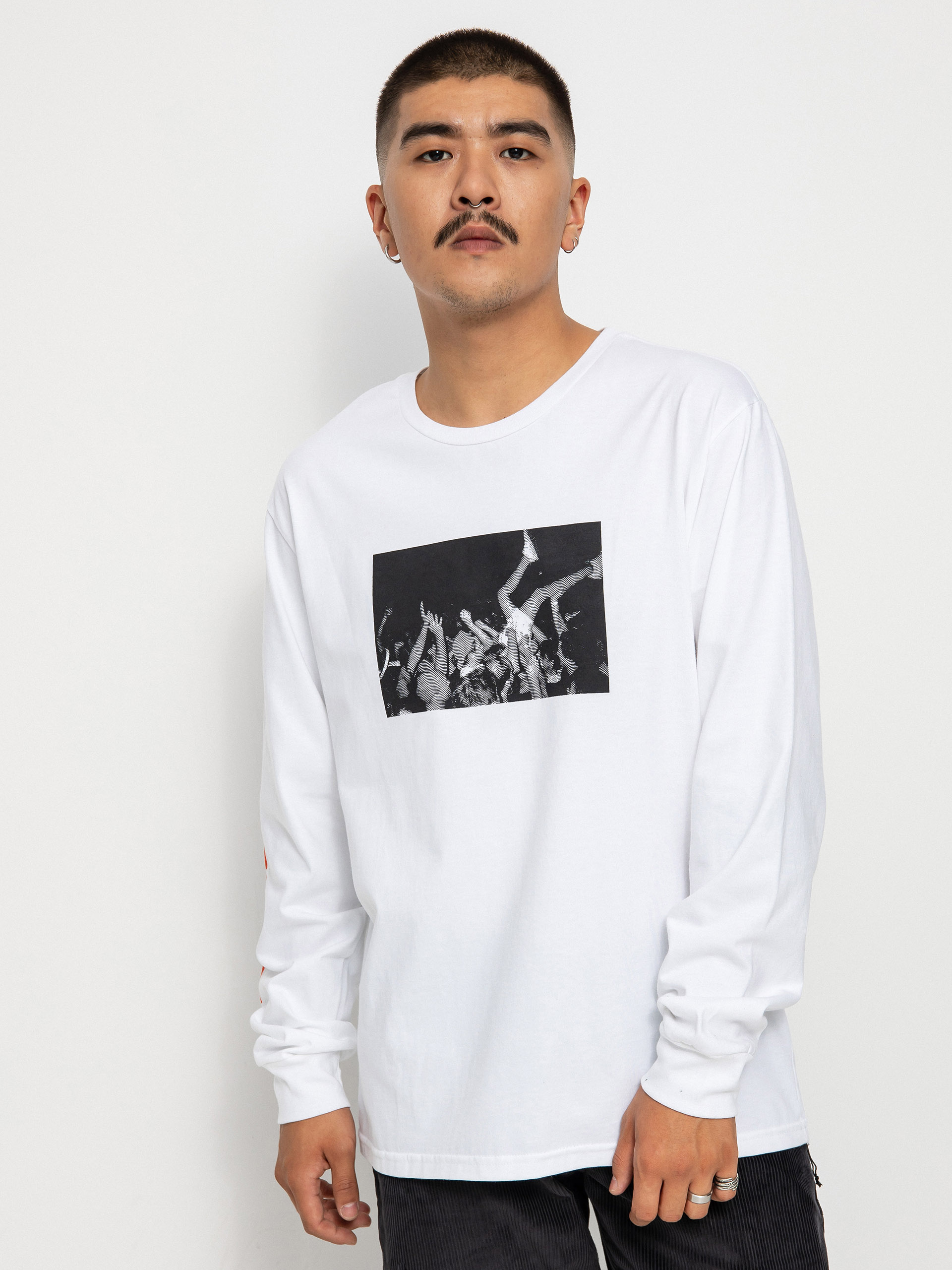 Longsleeve Brixton Clutter (white)
