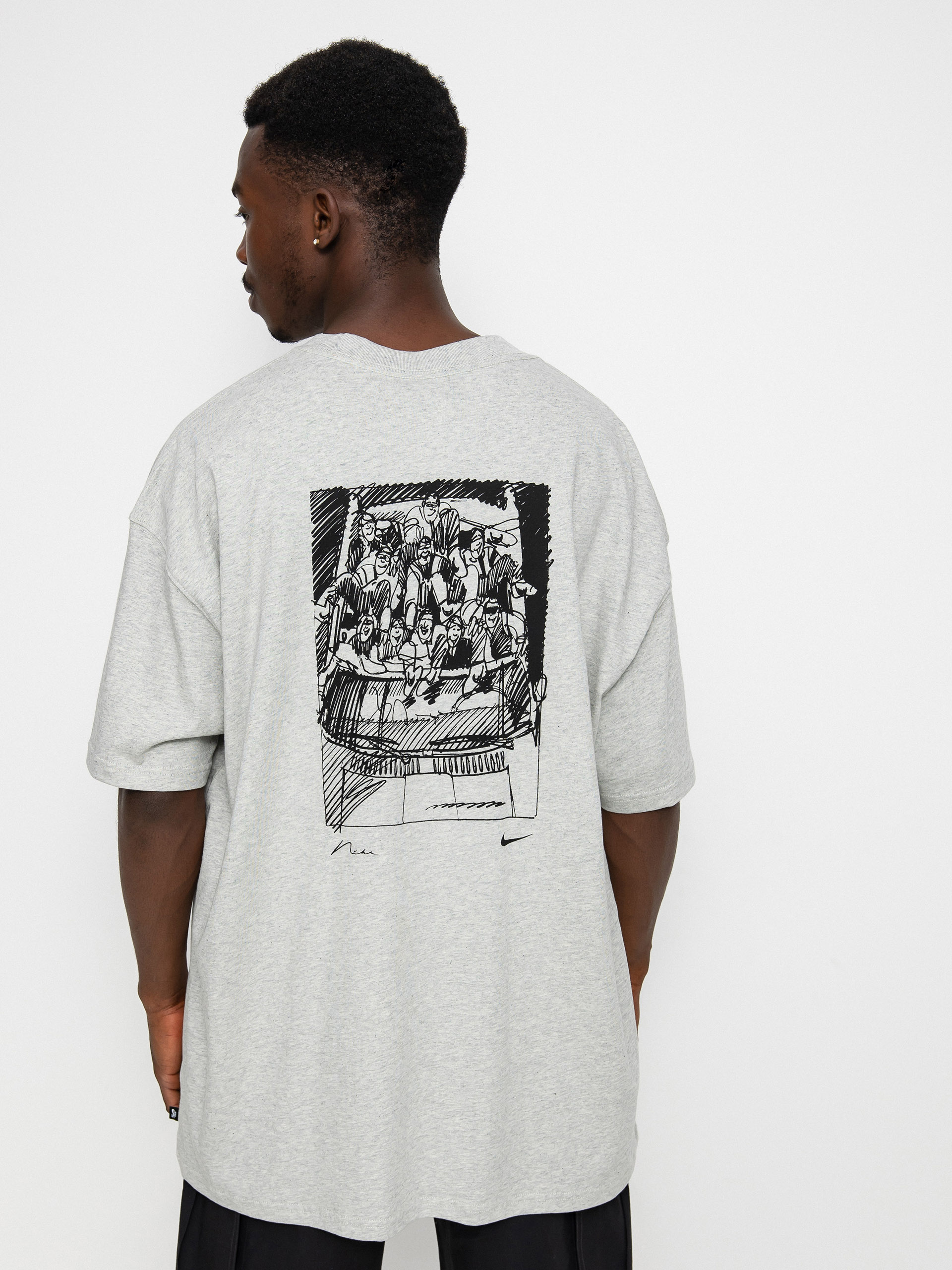 T-shirt Nike SB Dunk (grey heather)
