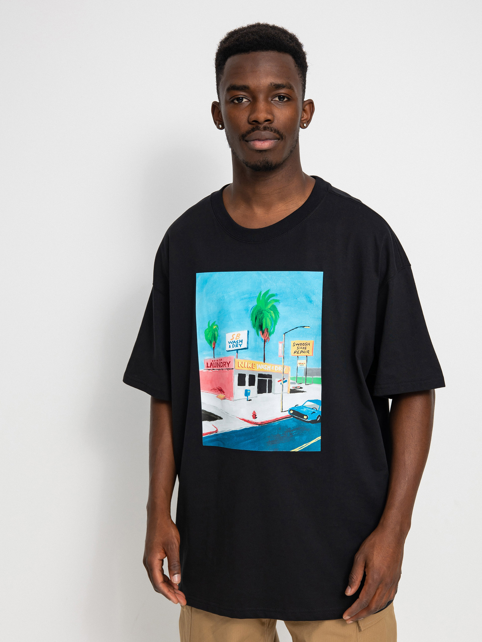 T-shirt Nike SB Laundry (black)