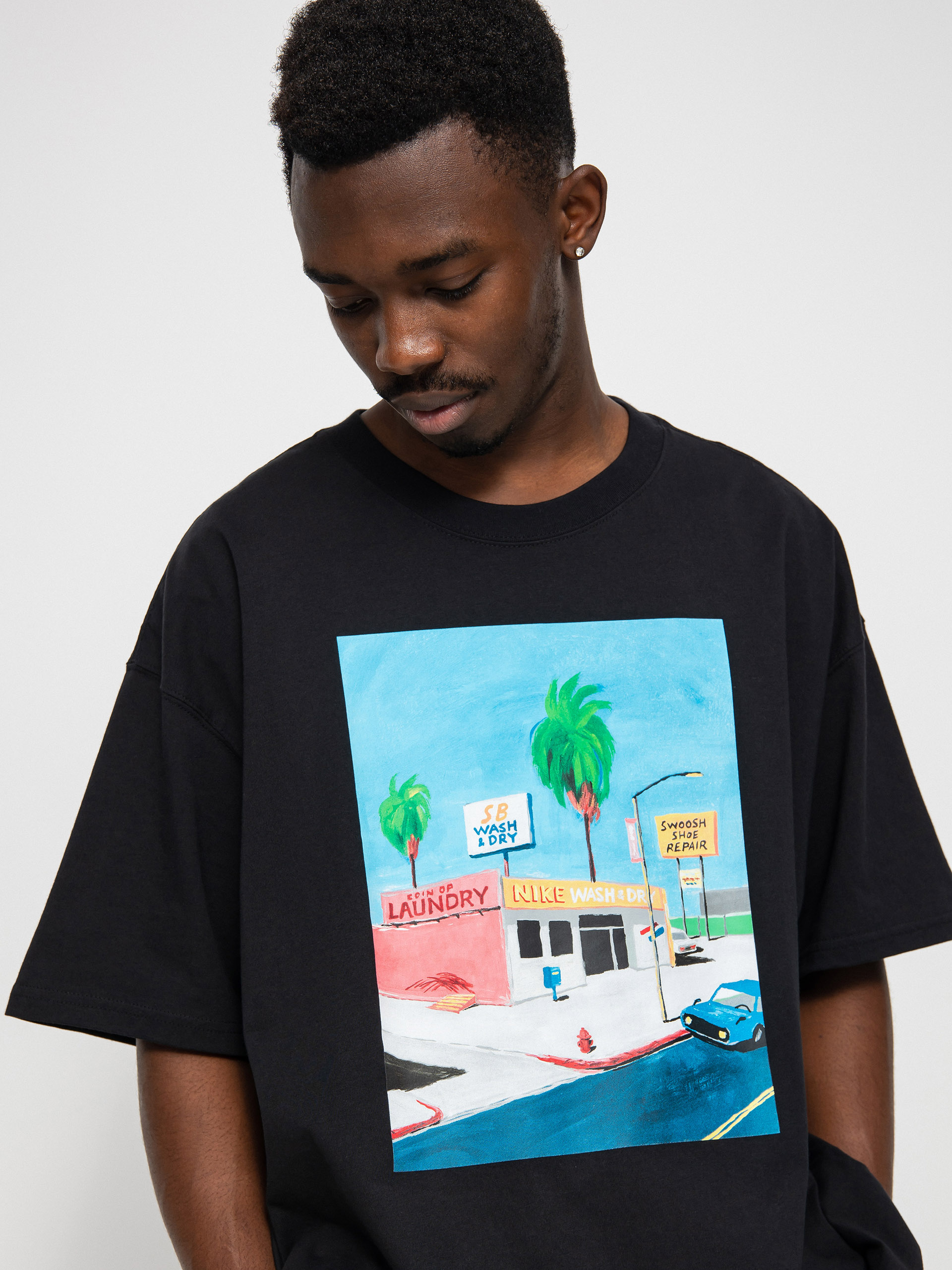 T-shirt Nike SB Laundry (black)