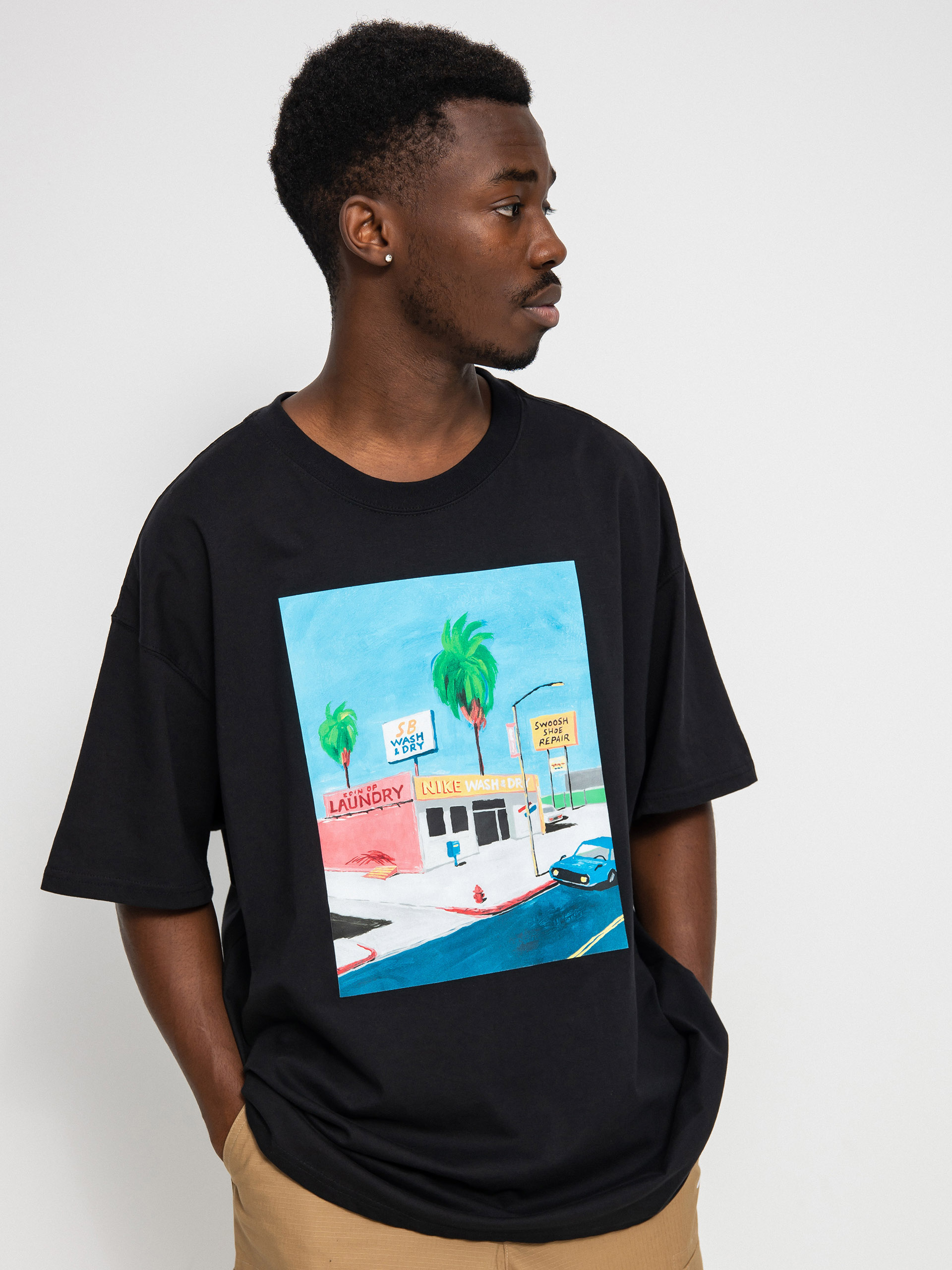 T-shirt Nike SB Laundry (black)