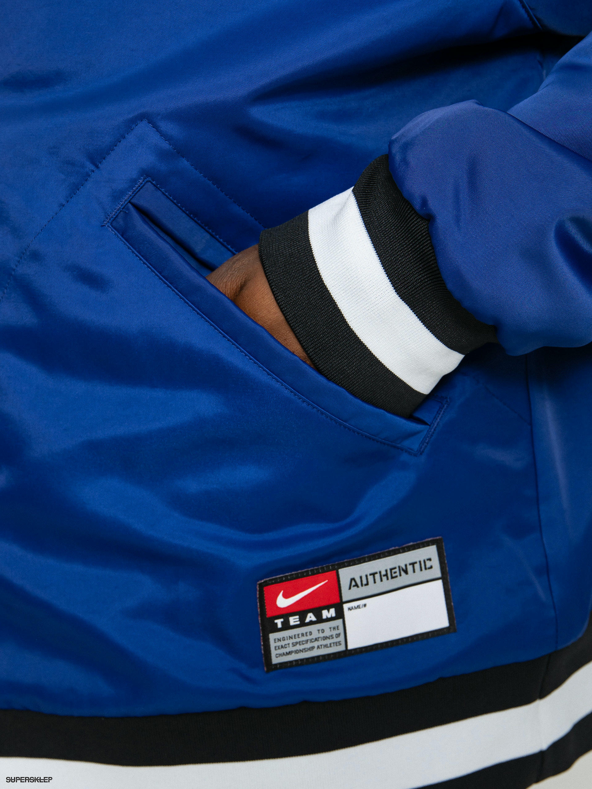 Nike SB Bsbl Varsity Jacket (deep royal blue/black/white/white)