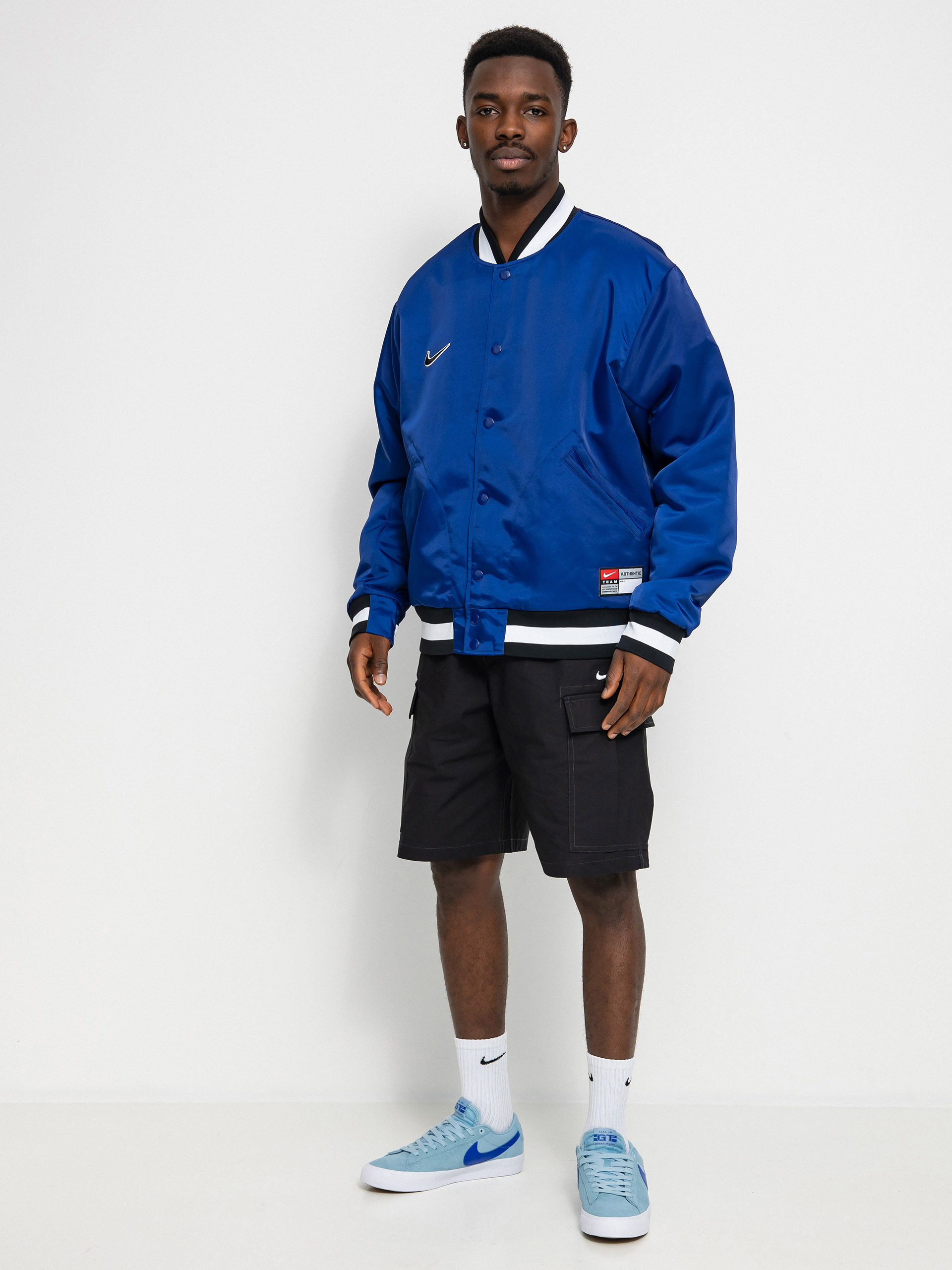 Kurtka Nike SB Bsbl Varsity (deep royal blue/black/white/white)