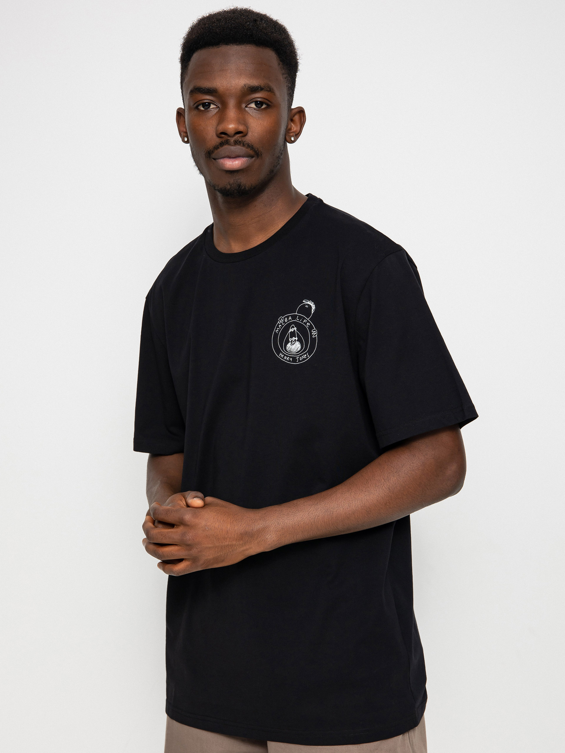 T-shirt Macba Life Henry Jones Skate Logo (black)