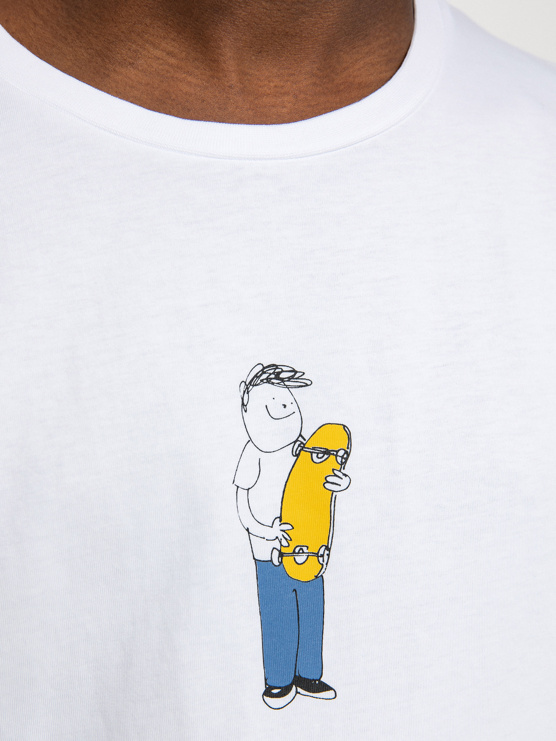 T-shirt Macba Life Henry Jones Skate Logo (white)