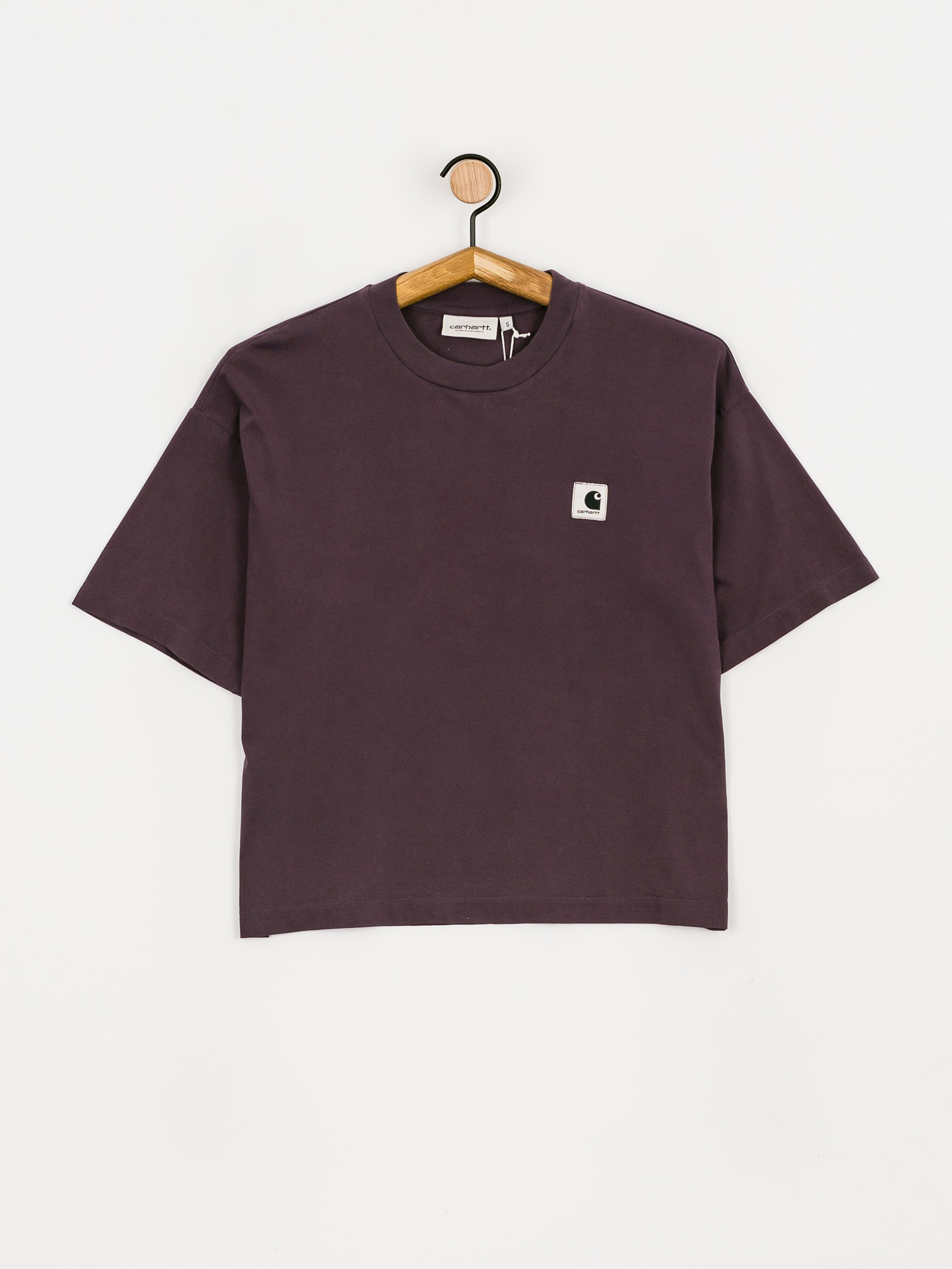 T-shirt Carhartt WIP Nelson Wmn (dark plum)