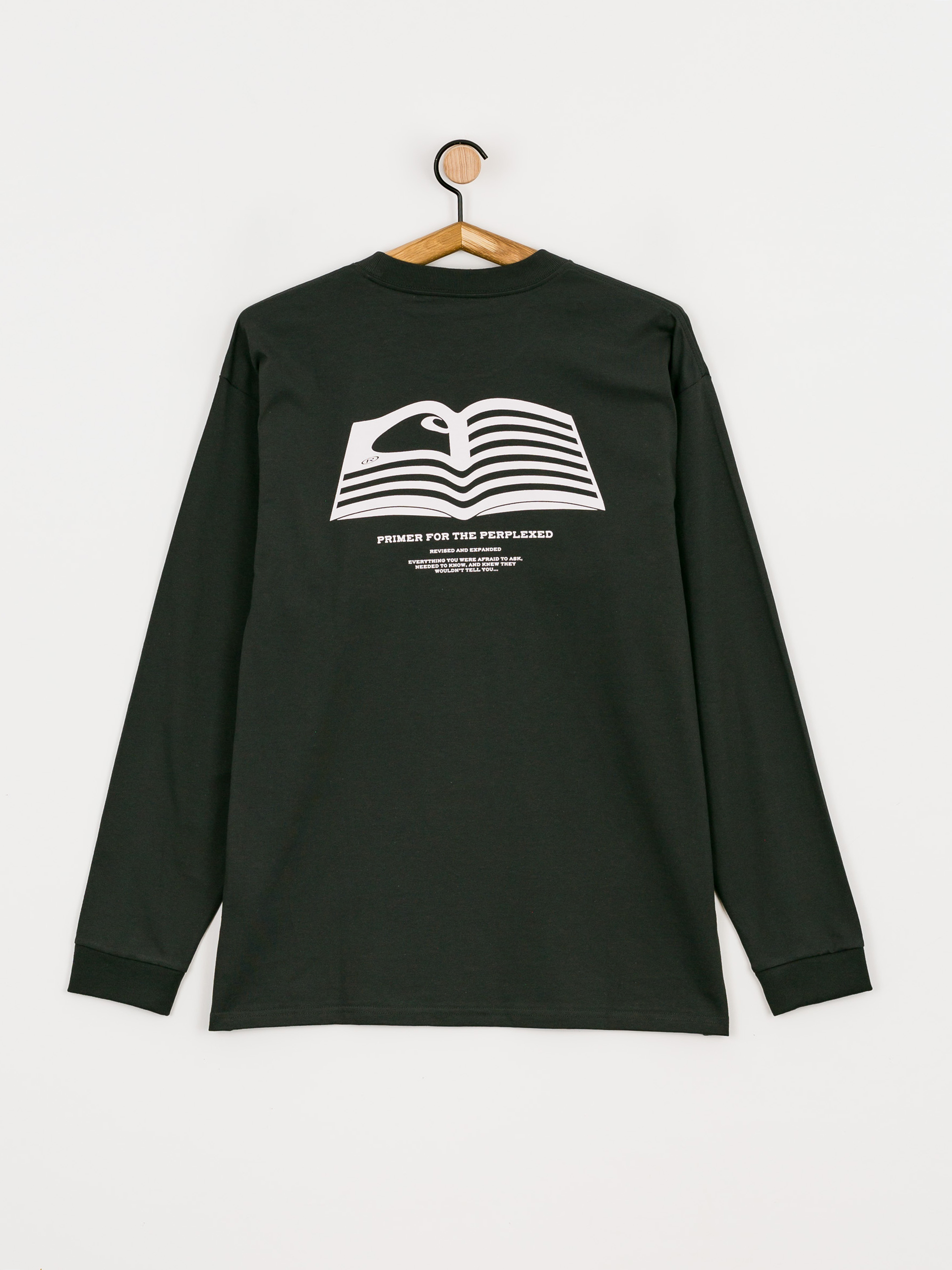Longsleeve Carhartt WIP Book State (vulcan/white)