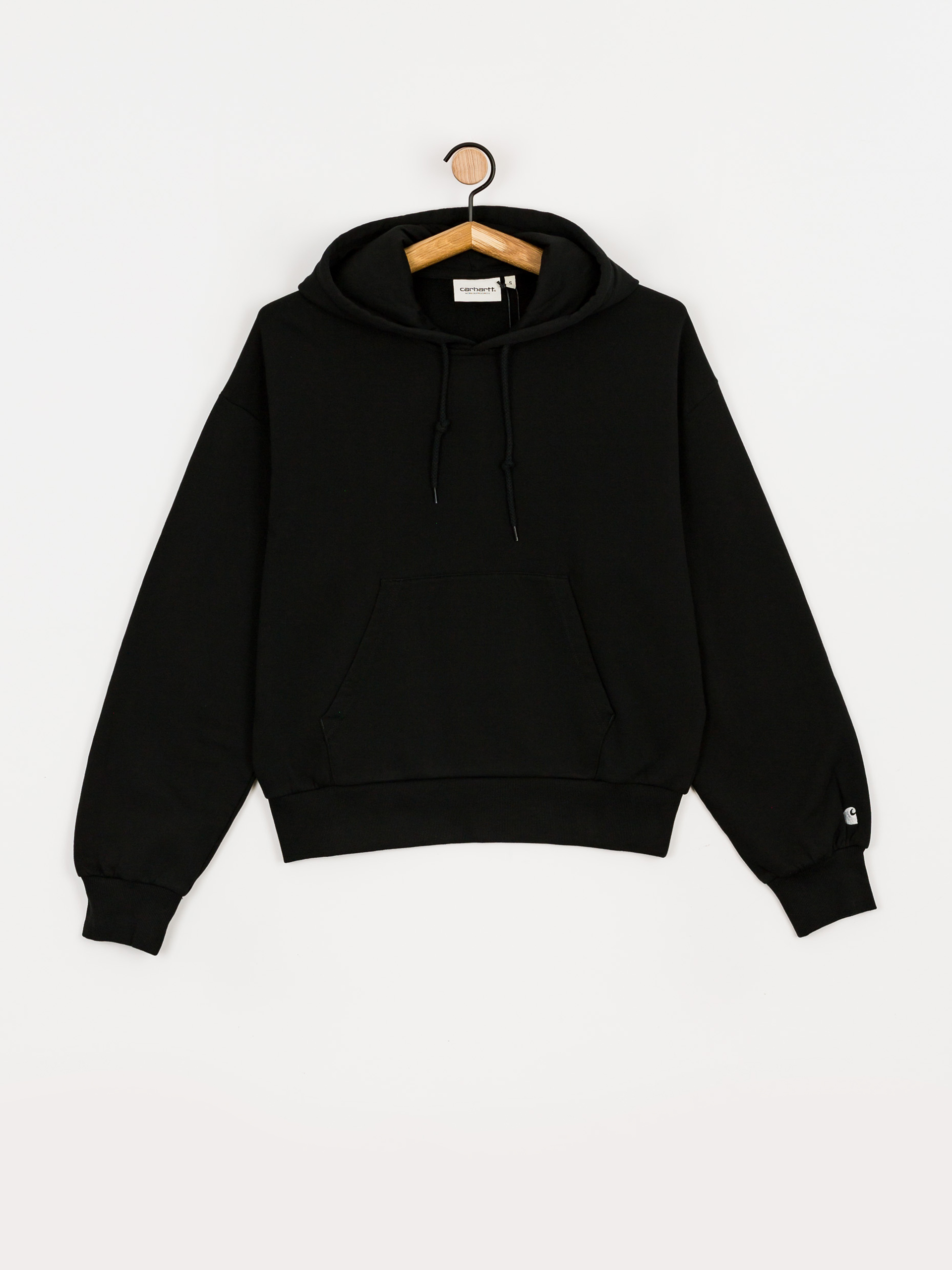 Bluza z kapturem Carhartt WIP Casey HD Wmn (black/silver)