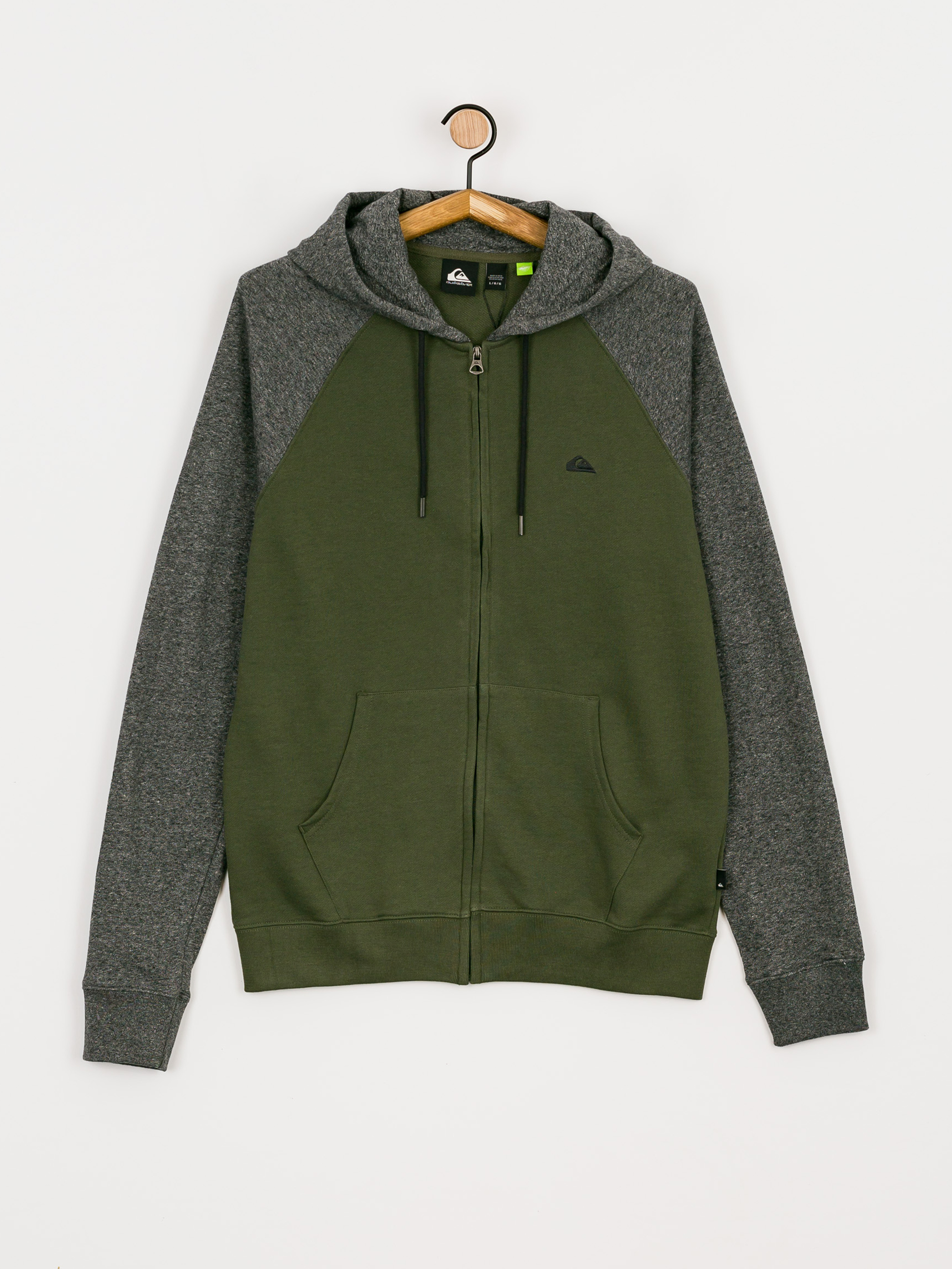 Bluza z kapturem Quiksilver Essentials Raglan ZHD (thyme)