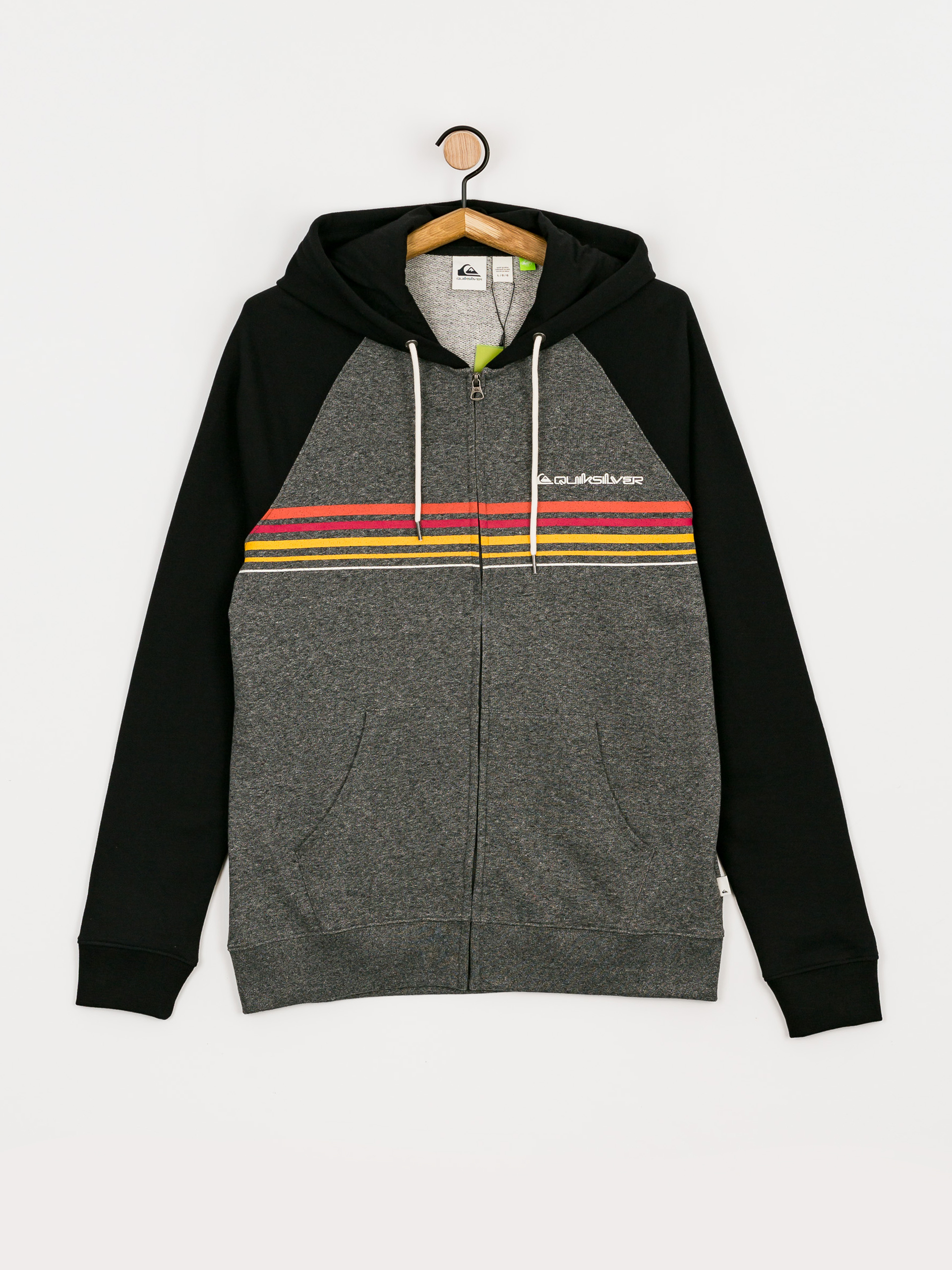 Bluza z kapturem Quiksilver Essentials Raglan ZHD (dark grey heather)