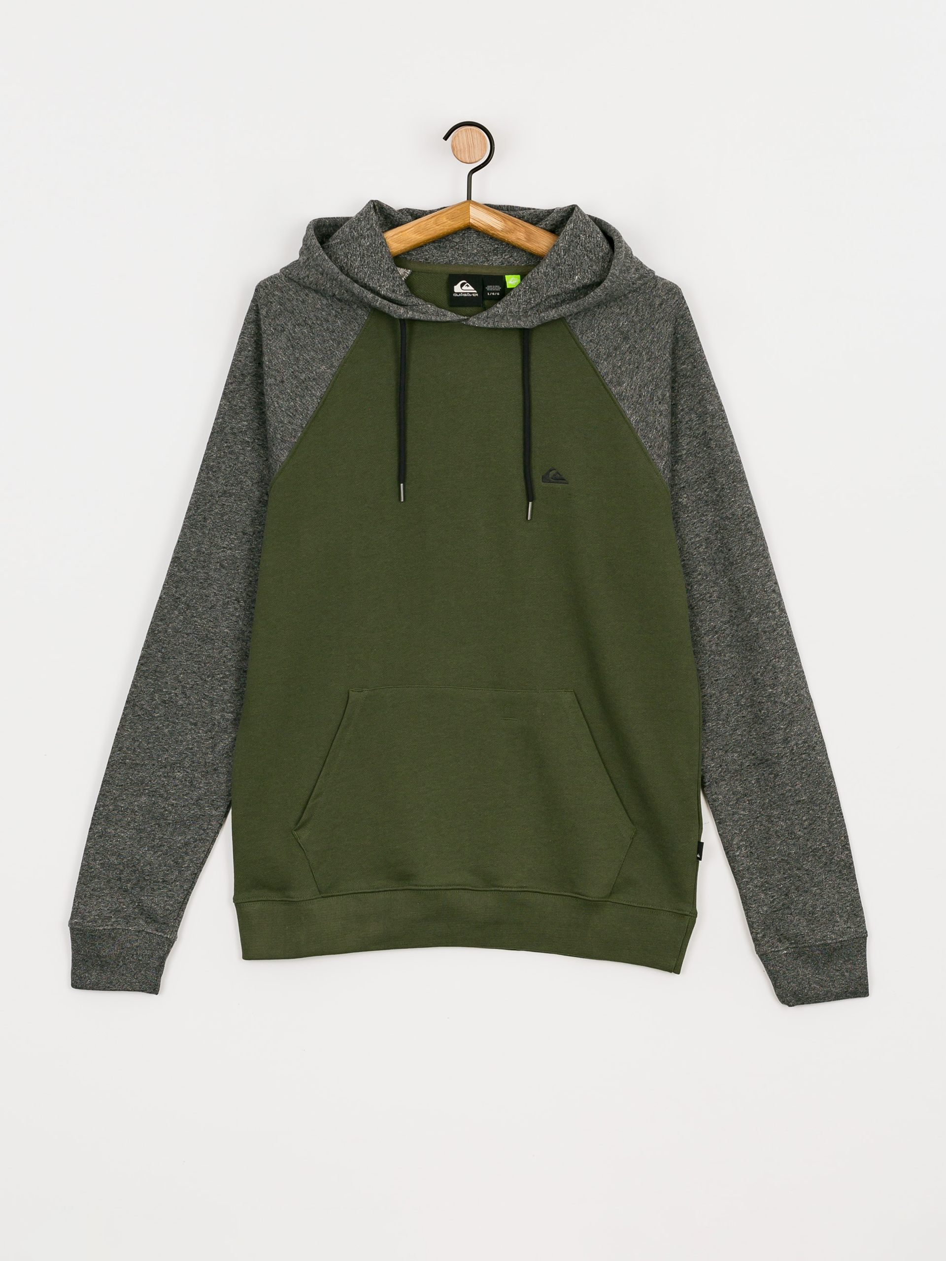 Bluza z kapturem Quiksilver Essentials Raglan HD (thyme)