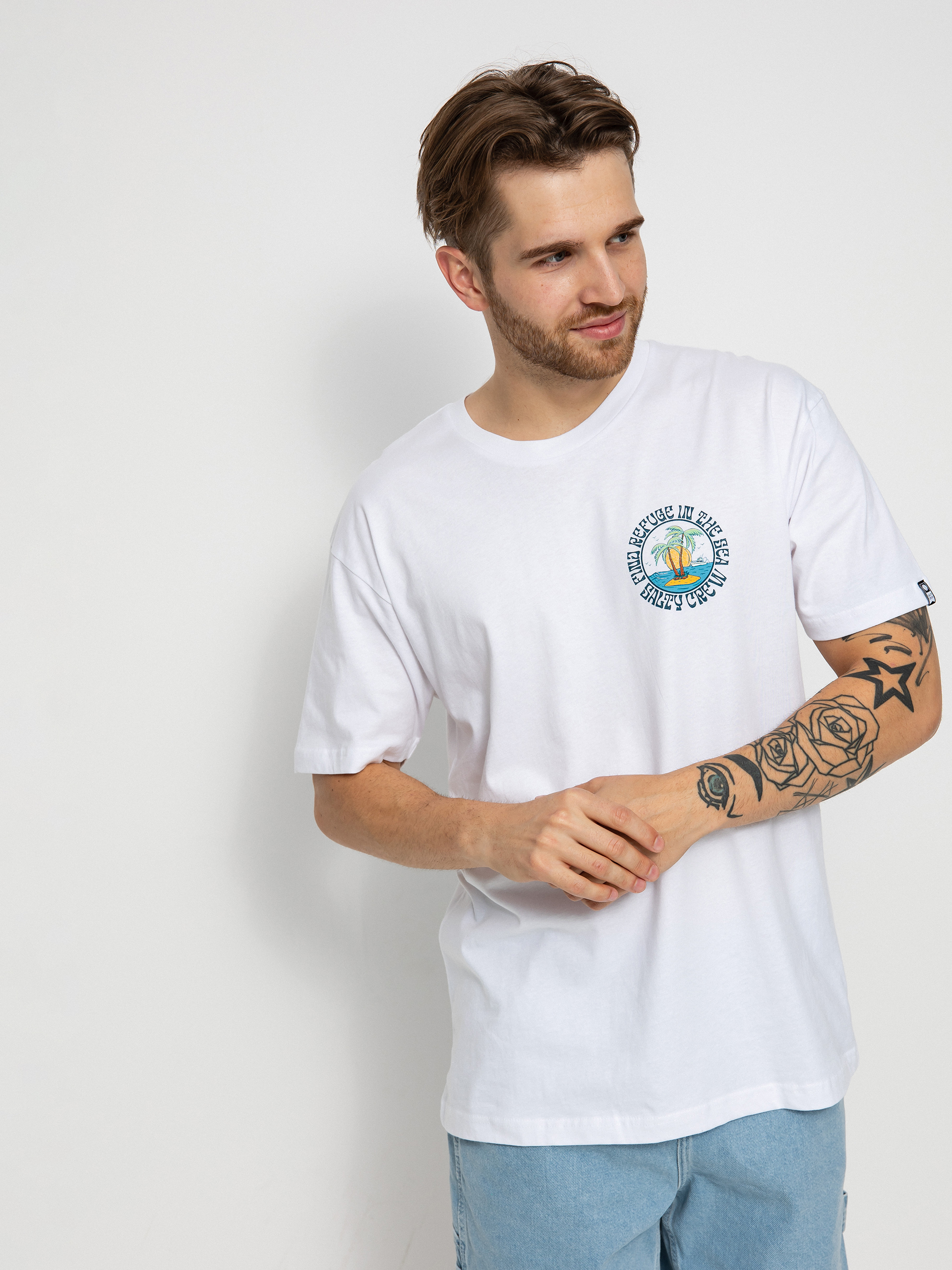 T-shirt Salty Crew Dos Palms Premium (white)