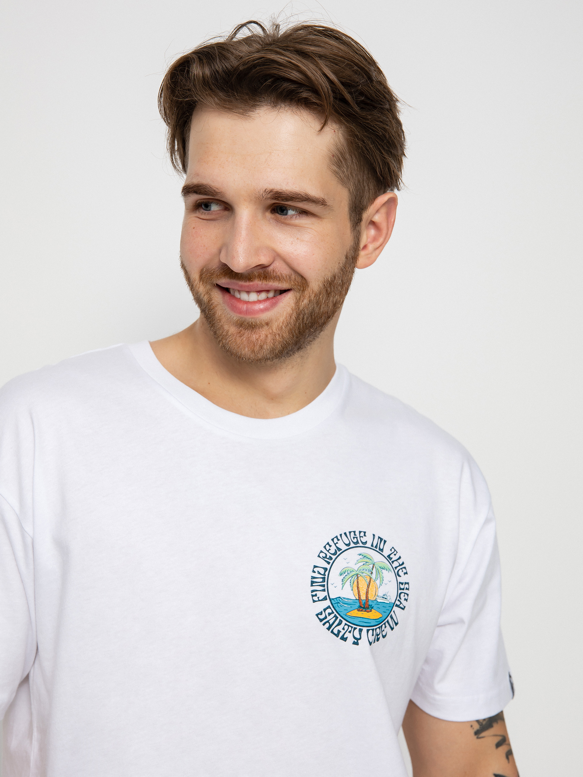 T-shirt Salty Crew Dos Palms Premium (white)