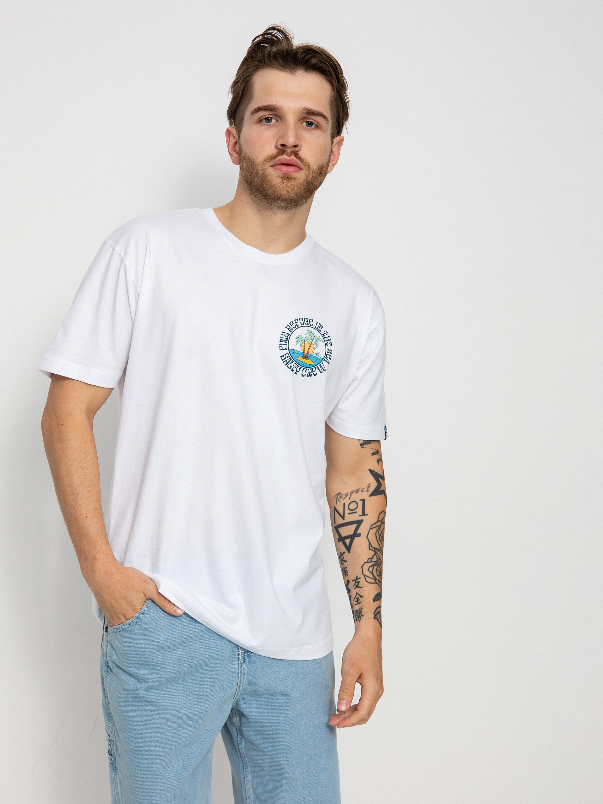 T-shirt Salty Crew Dos Palms Premium (white)