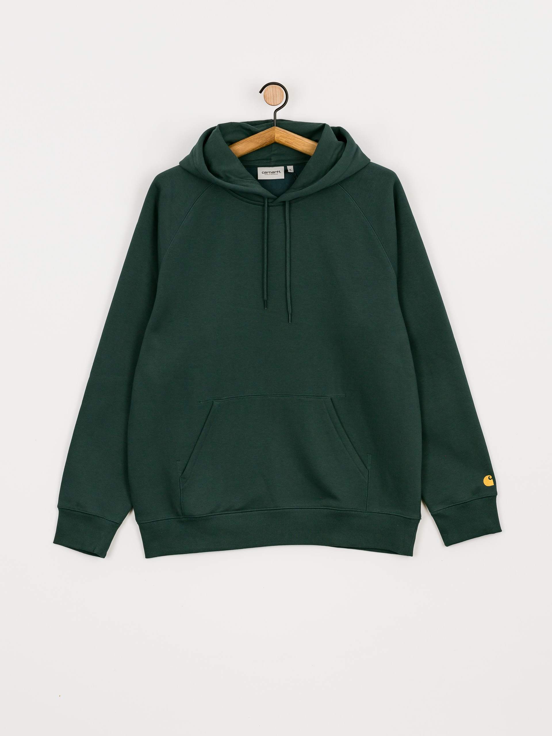 Bluza z kapturem Carhartt WIP Chase HD (juniper/gold)