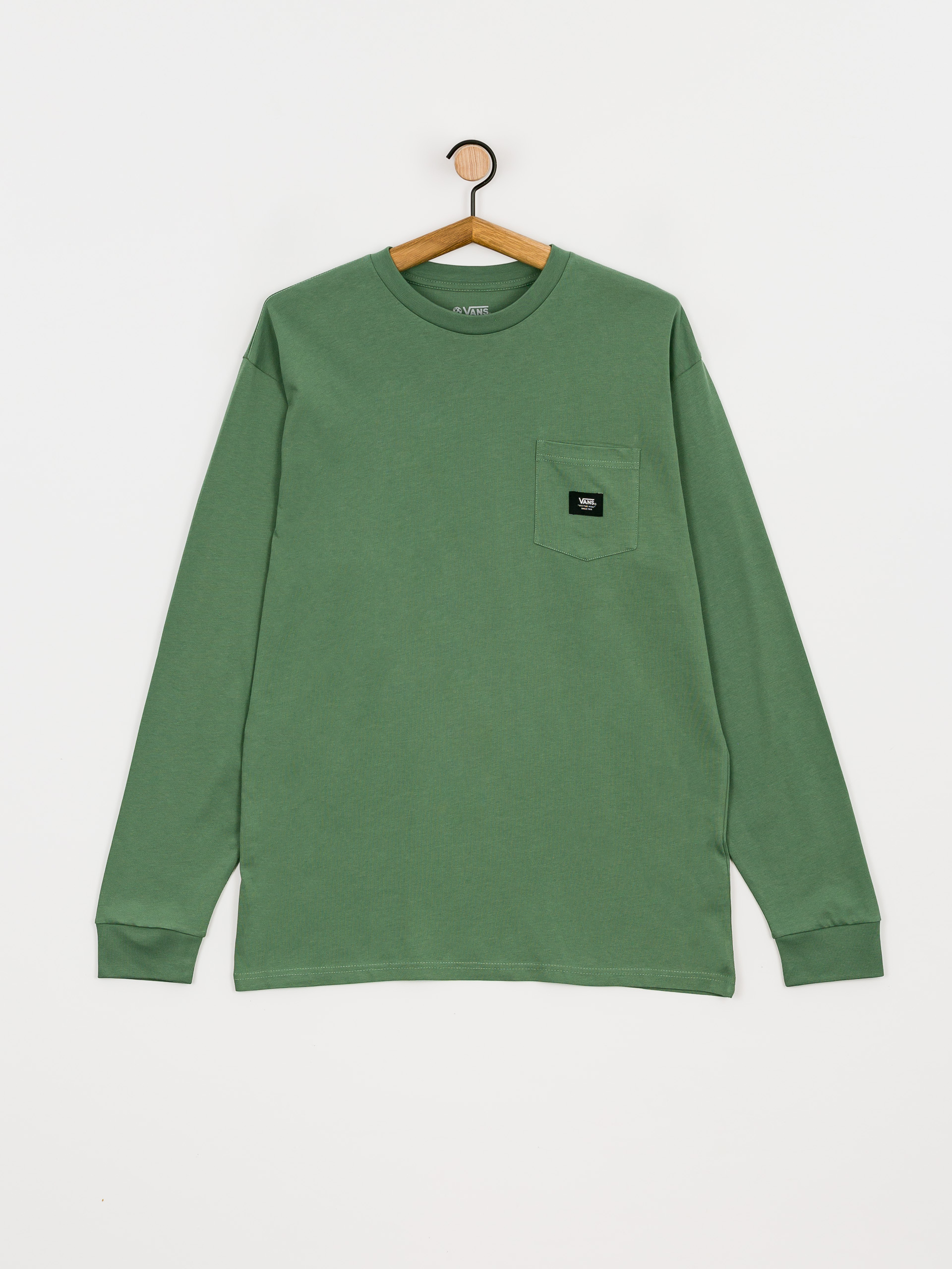 Longsleeve Vans Woven Patch Pocket (duck green)