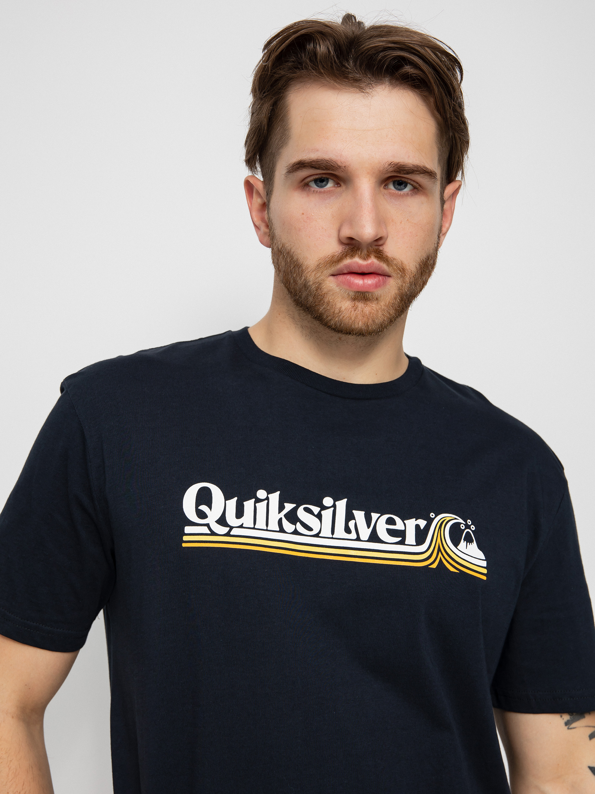 T-shirt Quiksilver All Lined Up (black)
